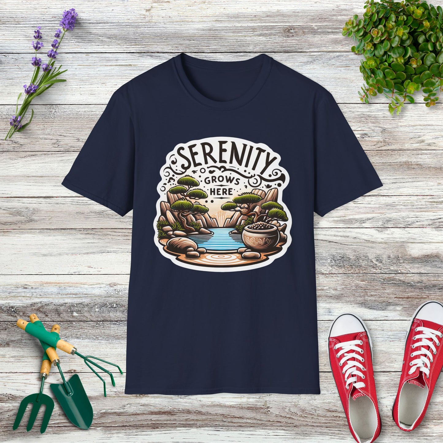 Serenity Grows Here T-Shirt