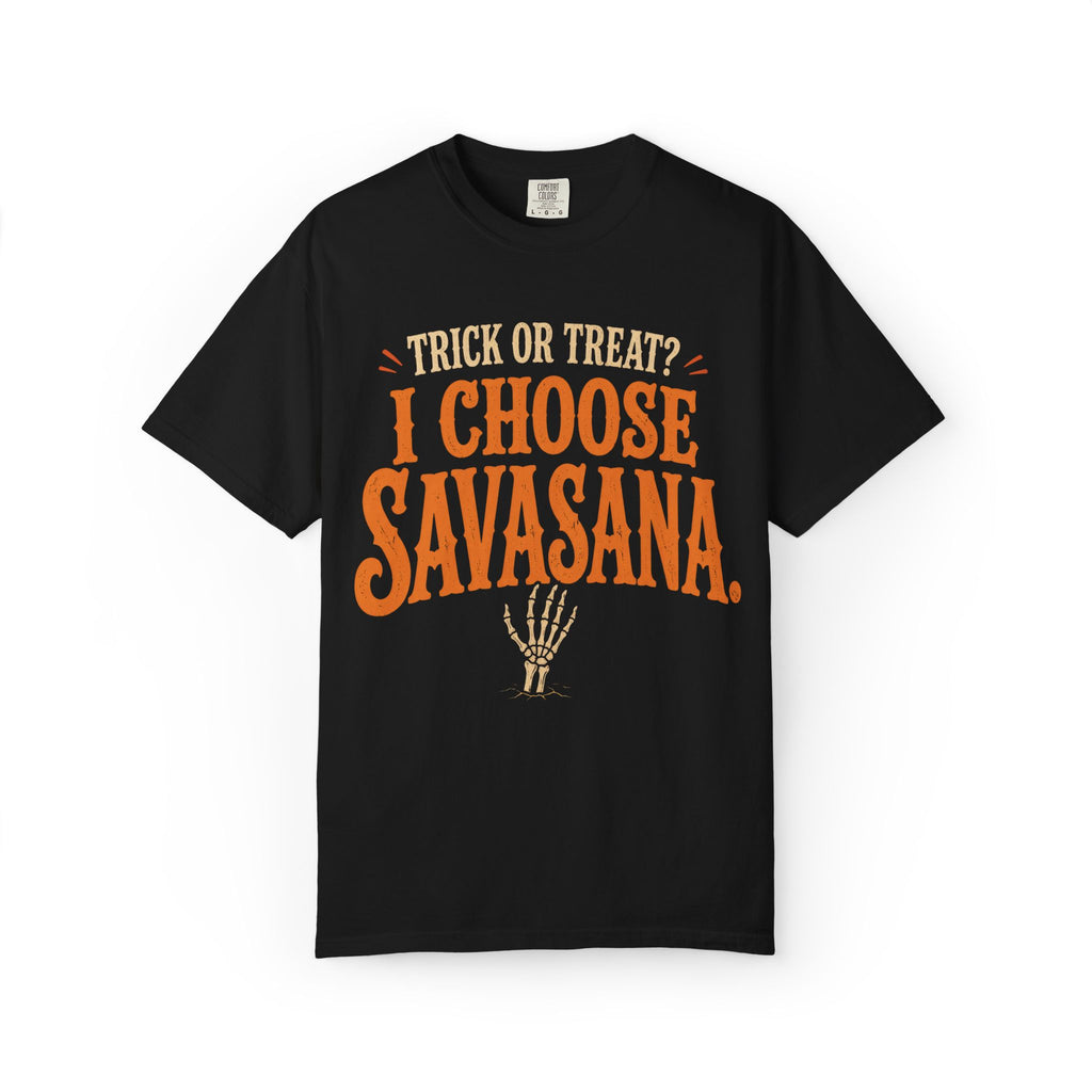 Trick Or Treat Savasana T-Shirt