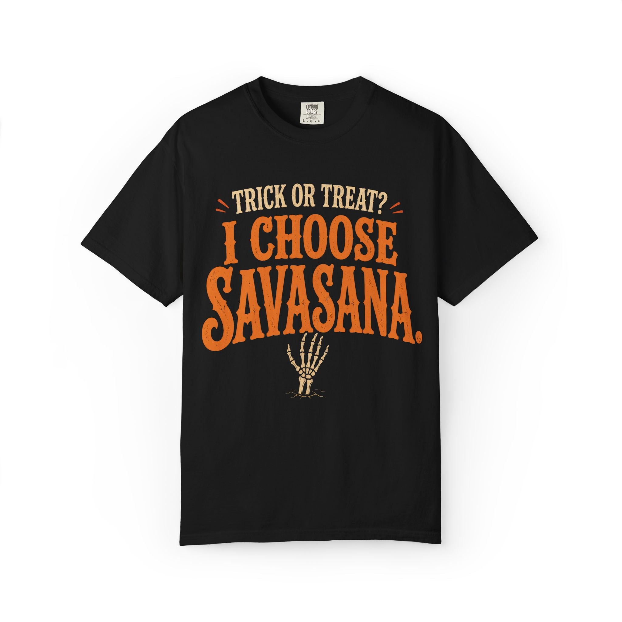 Trick Or Treat Savasana T-Shirt
