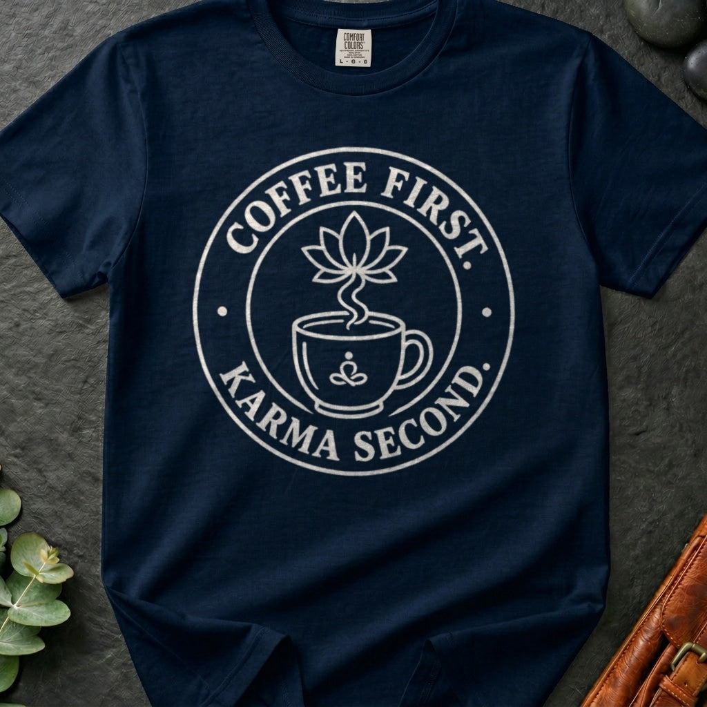 rooted-avenue-275e97a8-9a36-4dc3-b2c6-42df433be977-116. Coffee First Karma Second_Coffee First Karma Second - Navy - Mockup Style 4 (Final 2) - CC Mockup.png_0000_compressed.jpg