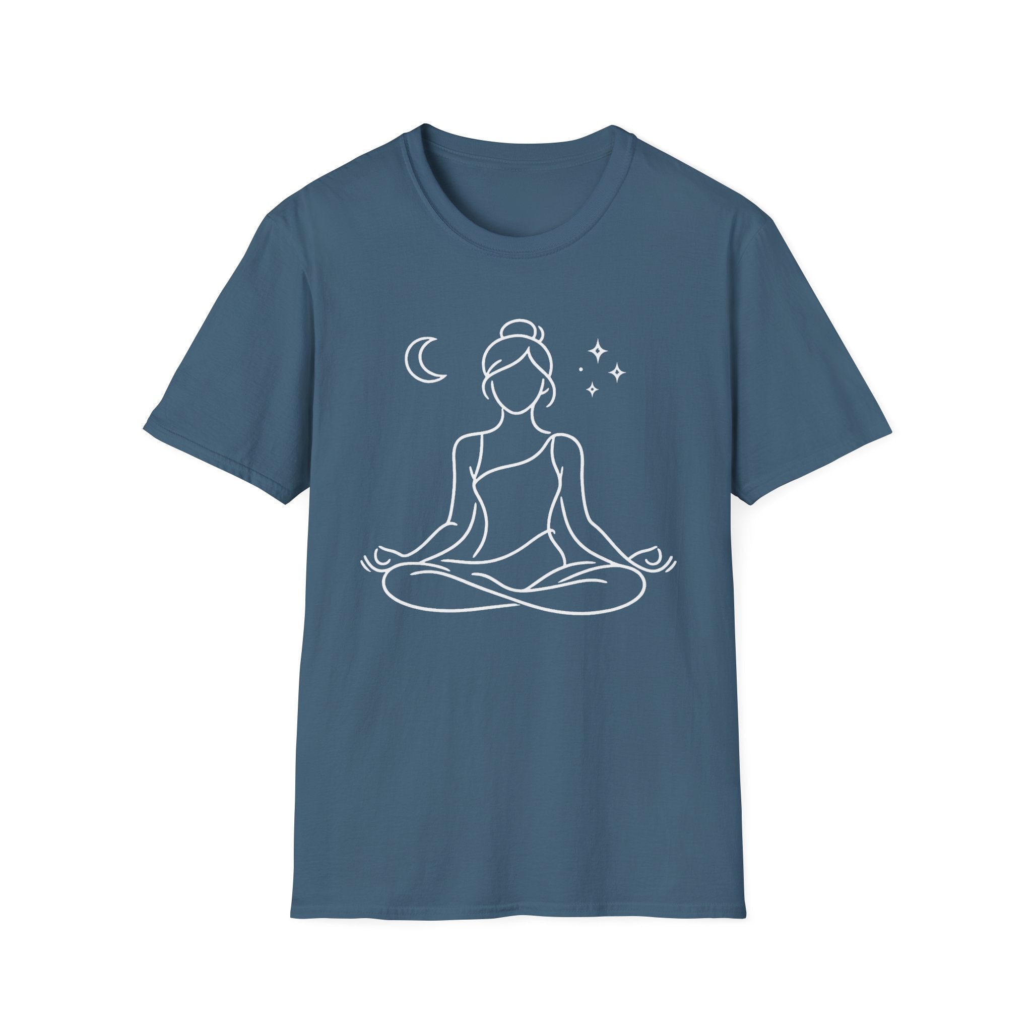 Crescent Moon Meditation T-Shirt