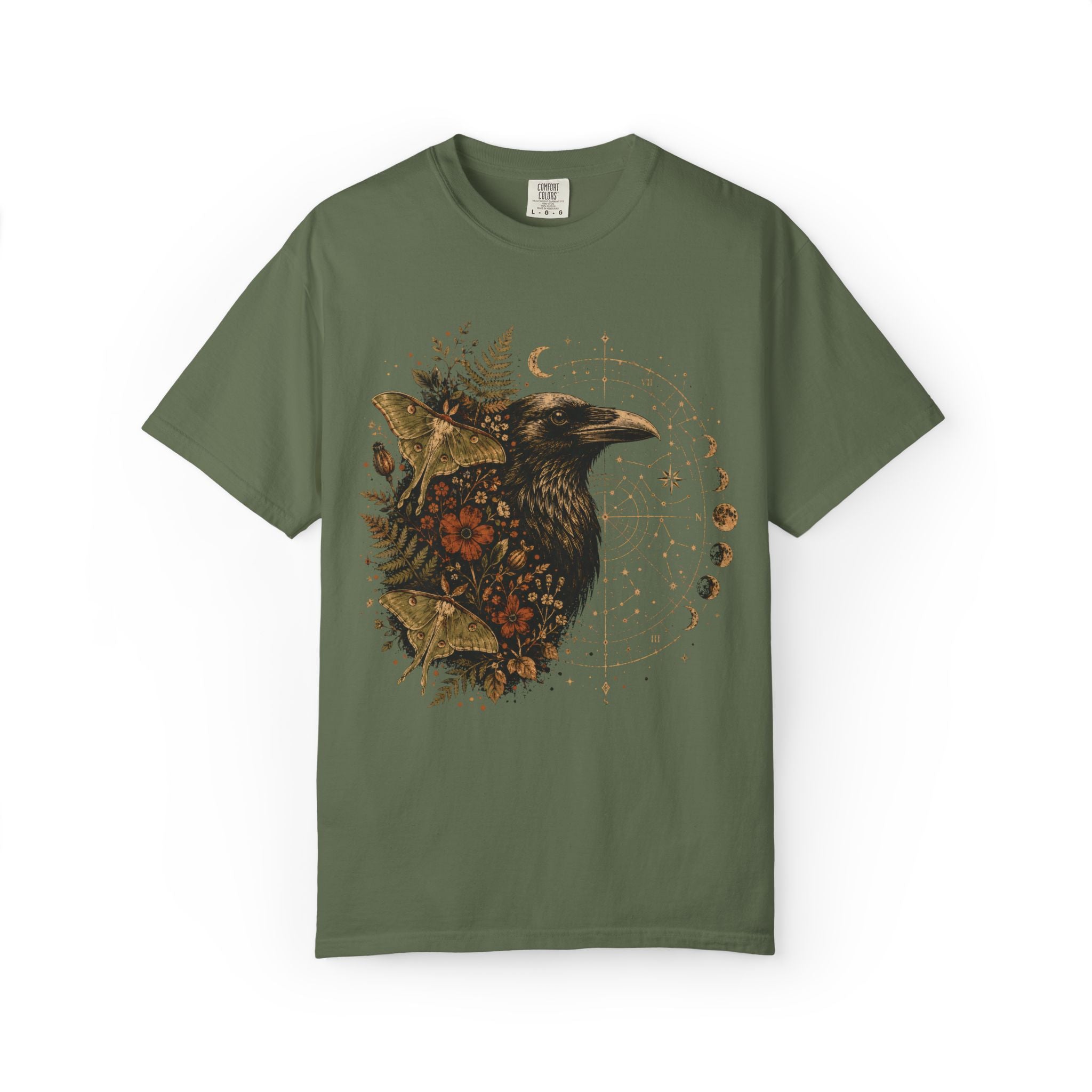 Raven Moon Phases T-Shirt