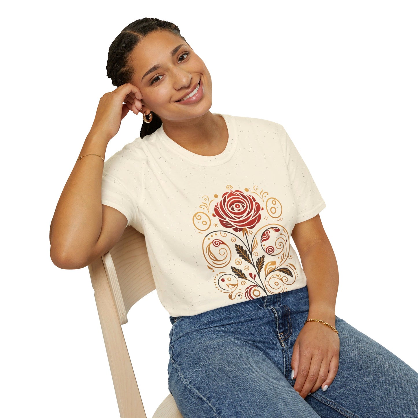 Folk Art Rose T-Shirt