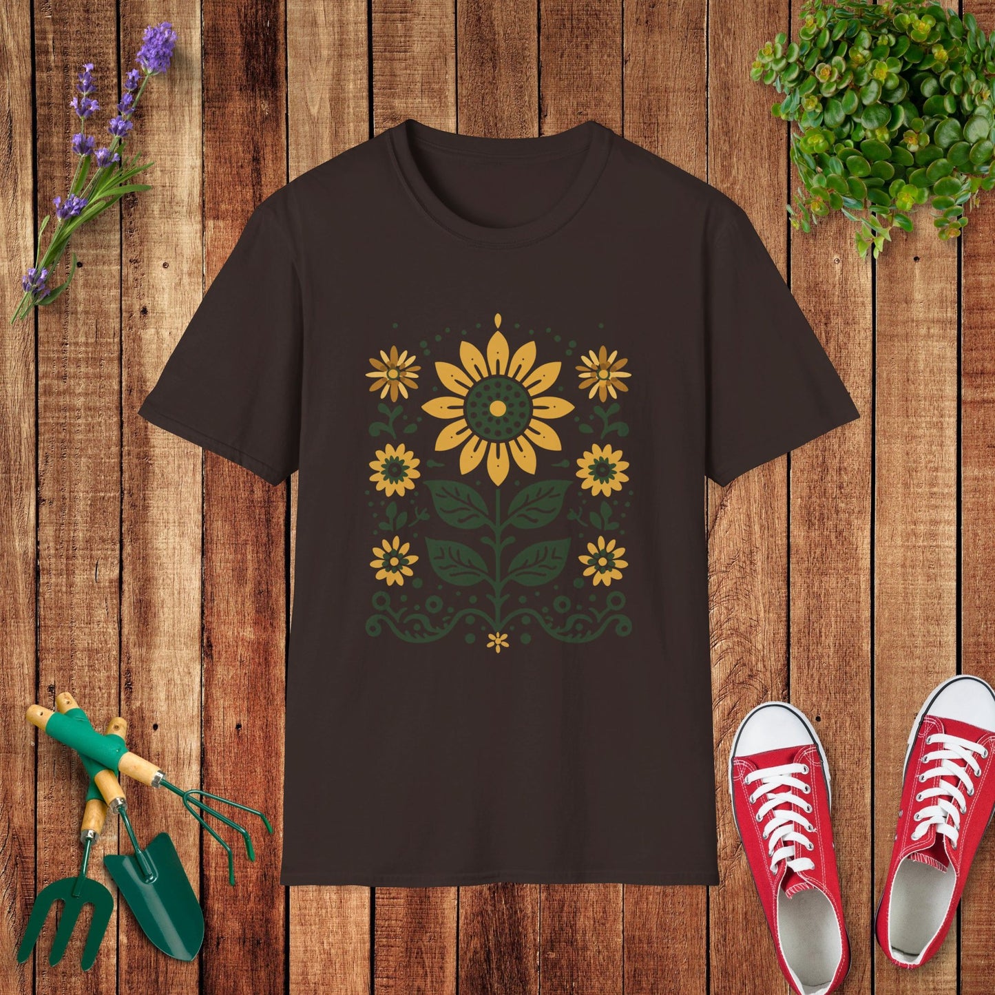 Scandi Sunflower T-Shirt