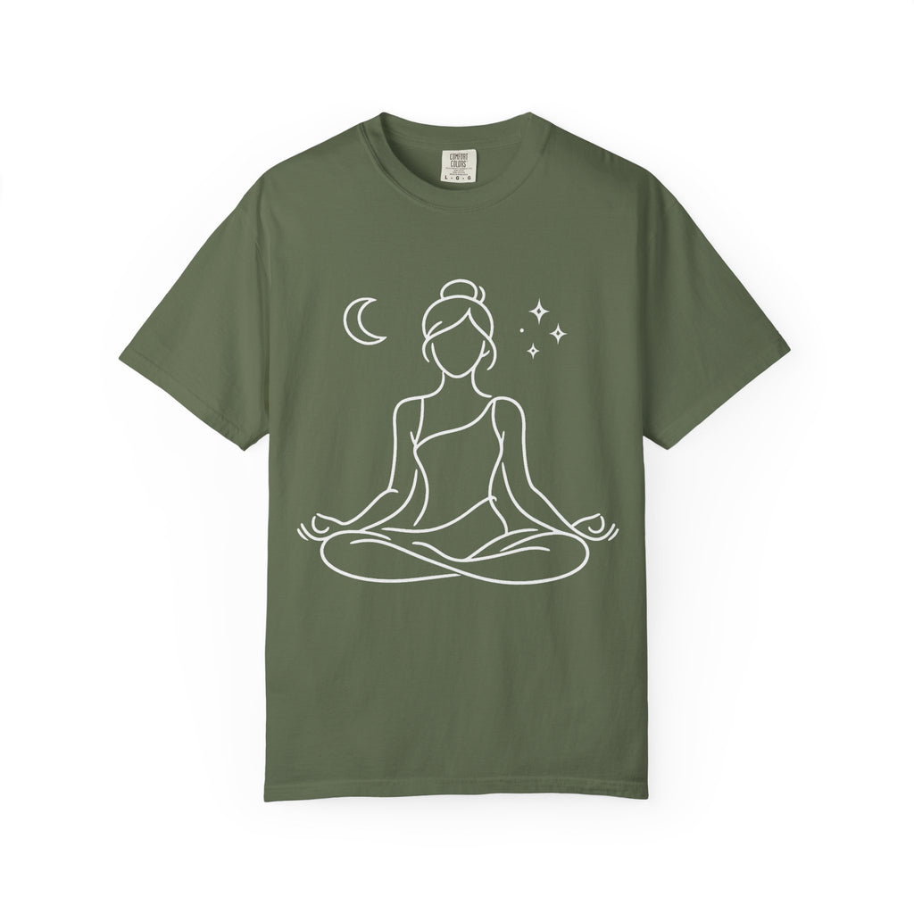 Crescent Moon Meditation T-Shirt