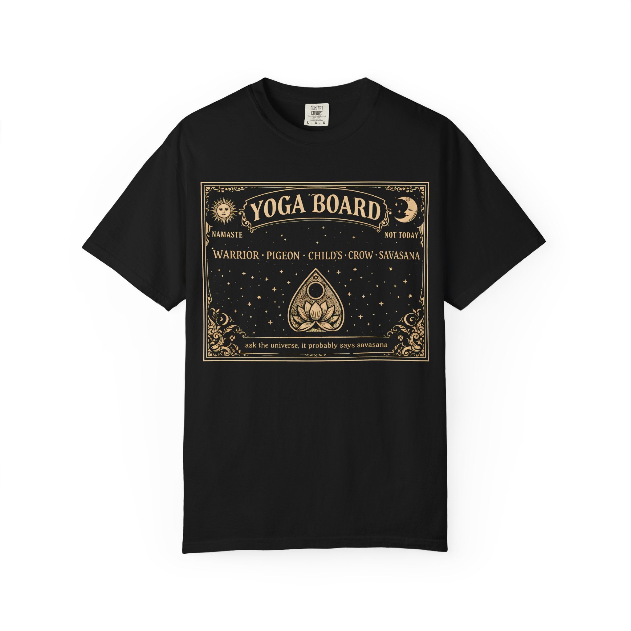 Yoga Board (Ouija Board Parody) T-Shirt