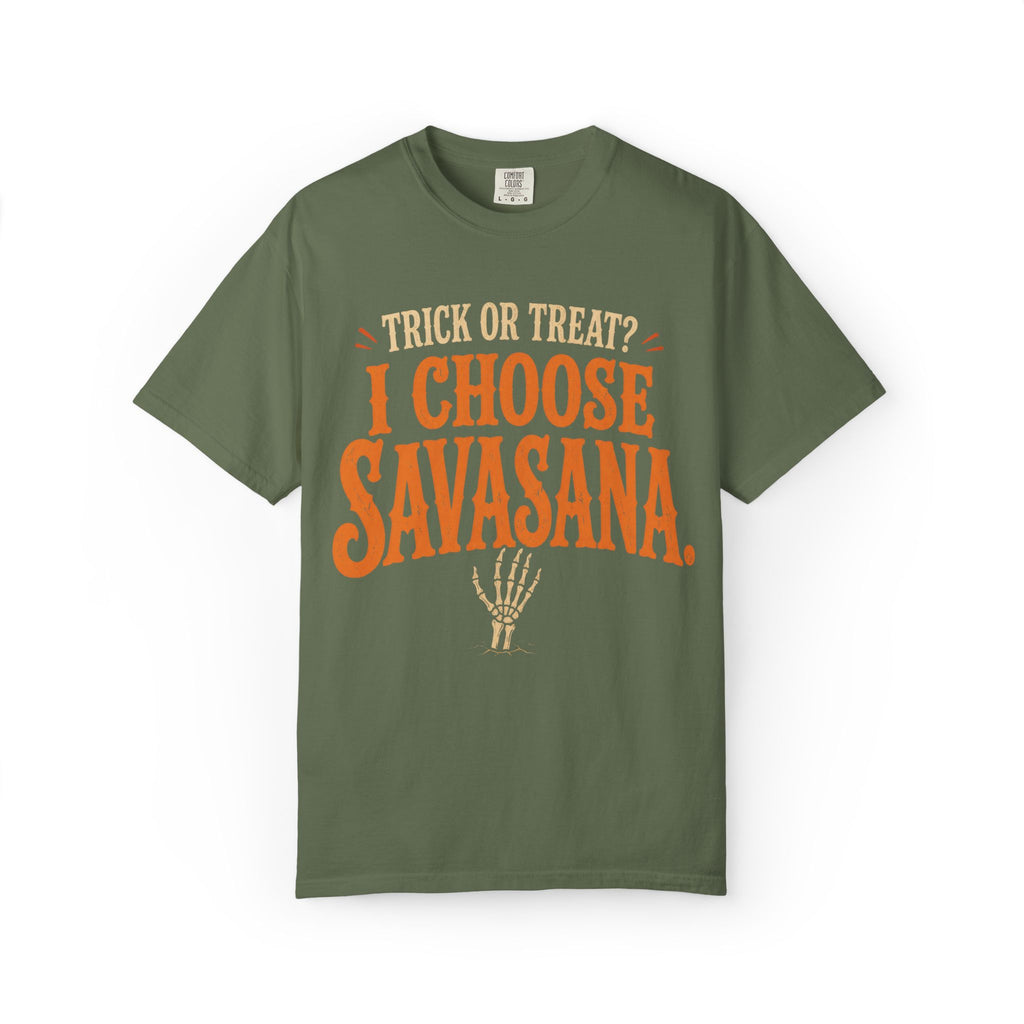 Trick Or Treat Savasana T-Shirt