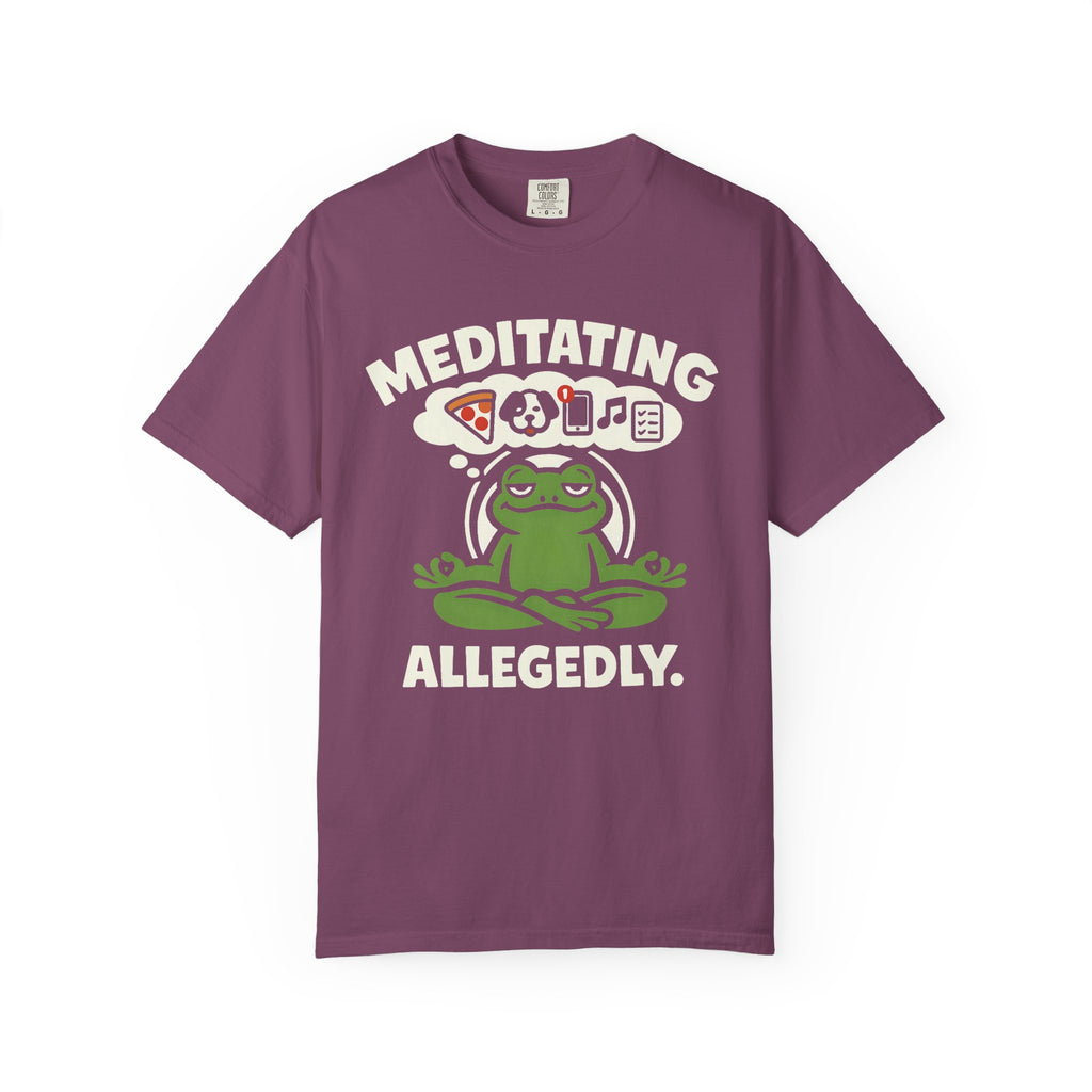 Meditating Allegedly Frog T-Shirt
