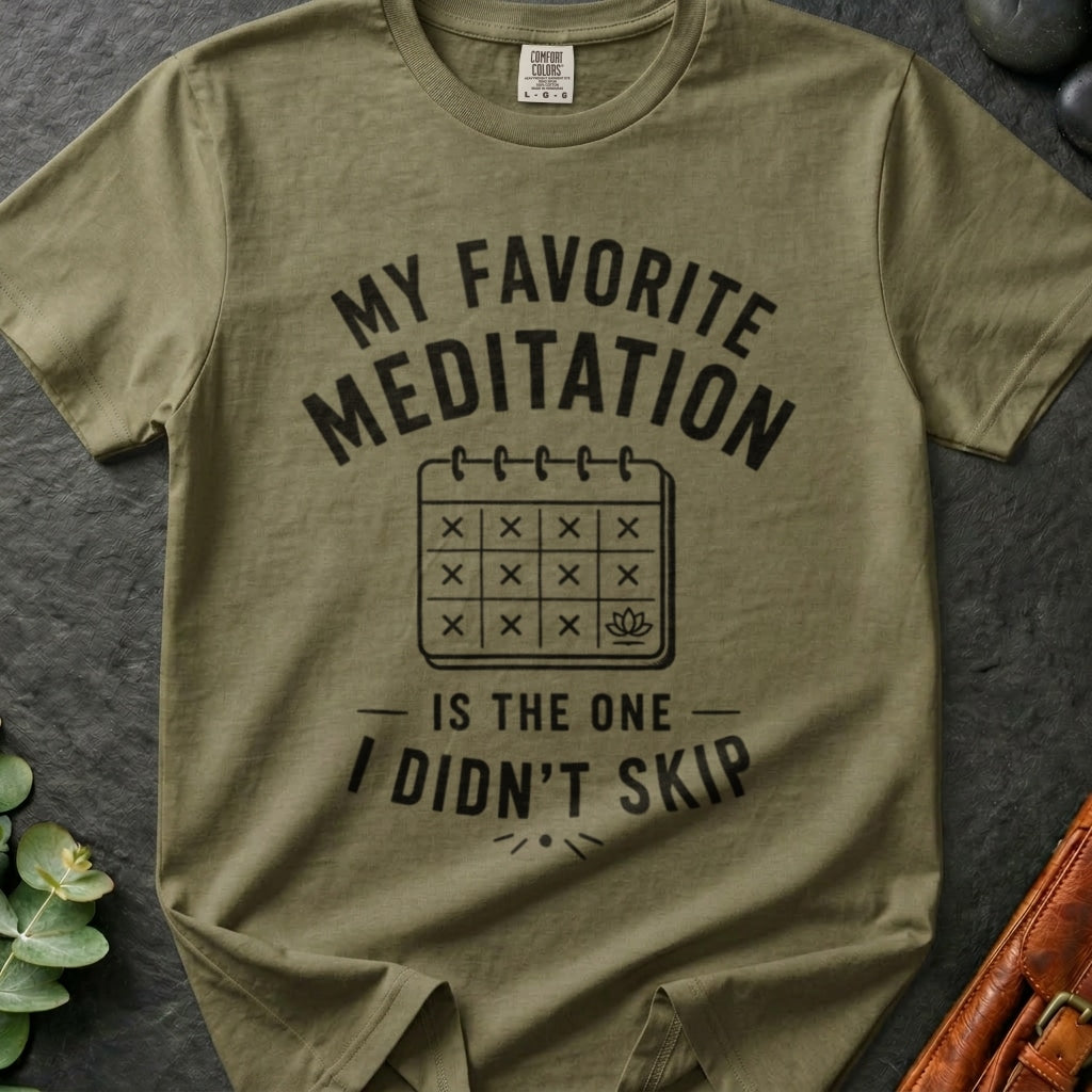 rooted-avenue-78817ffb-7627-47b6-860c-5b3e26ba4dd4-138. My Favorite Meditation Is The One I Didn't Skip_My Favorite Meditation Is The One I Didn't Skip - Khaki - Mockup Style 4 (Final 2) - CC Mockup.png_0000_compressed.jpg