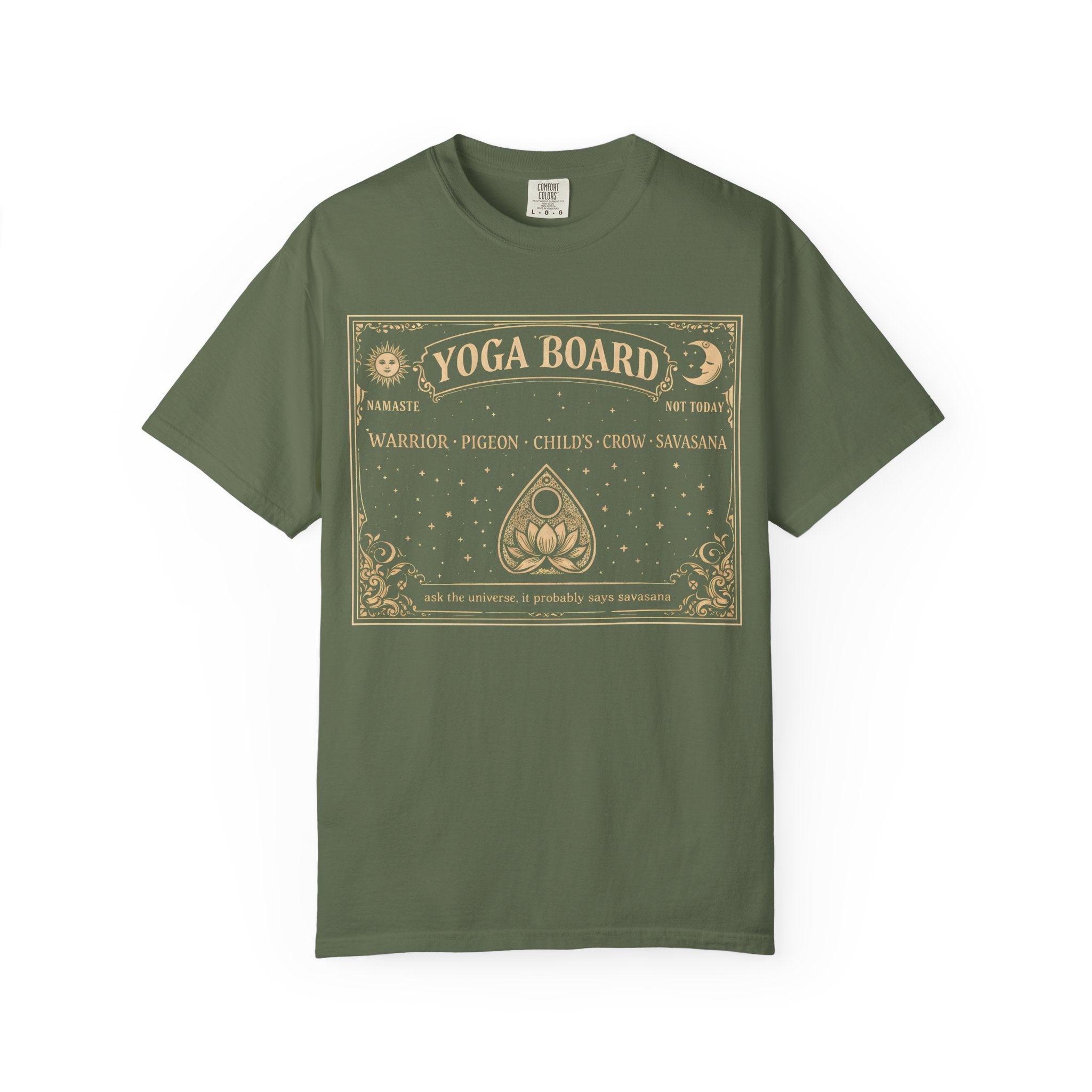 Yoga Board (Ouija Board Parody) T-Shirt