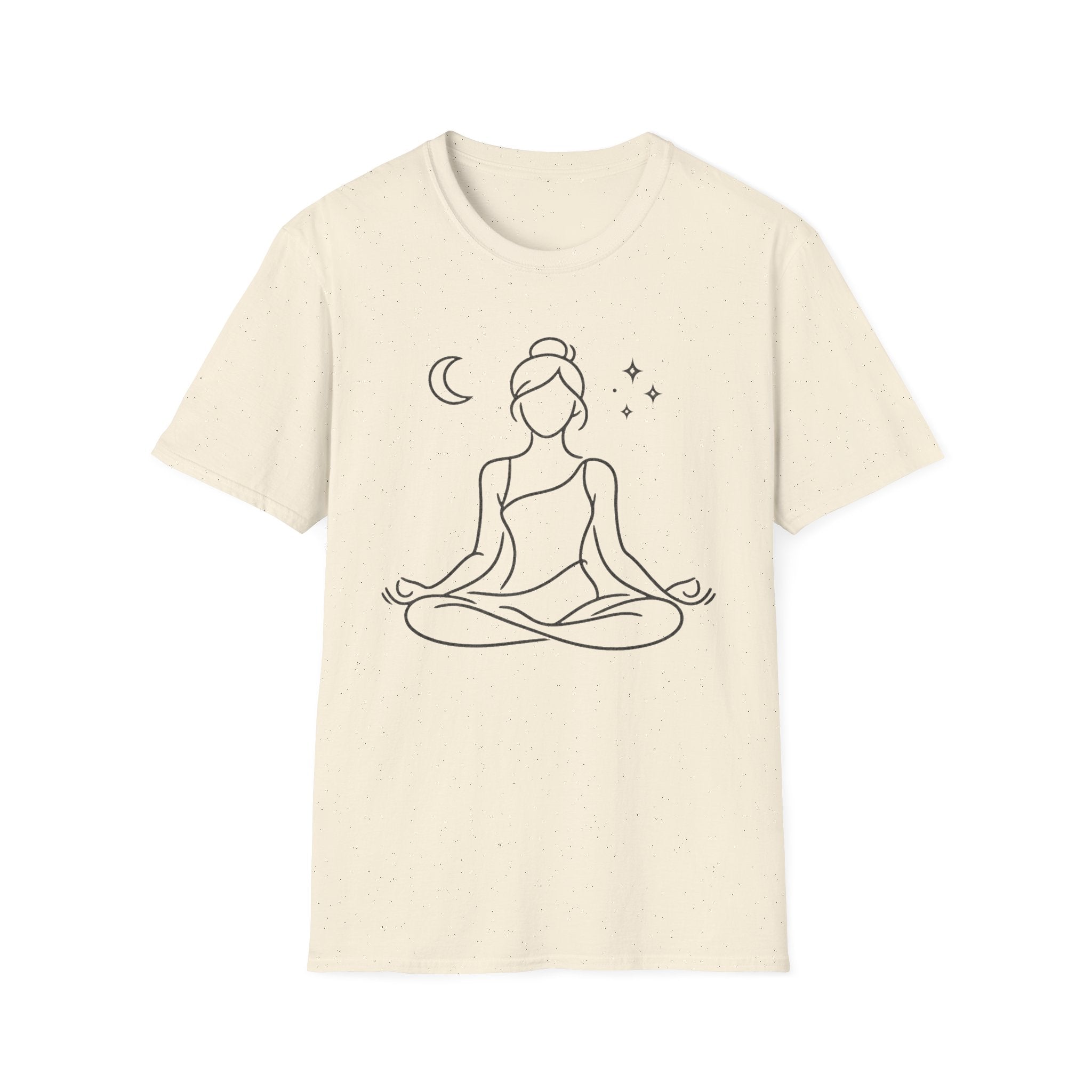 Crescent Moon Meditation T-Shirt