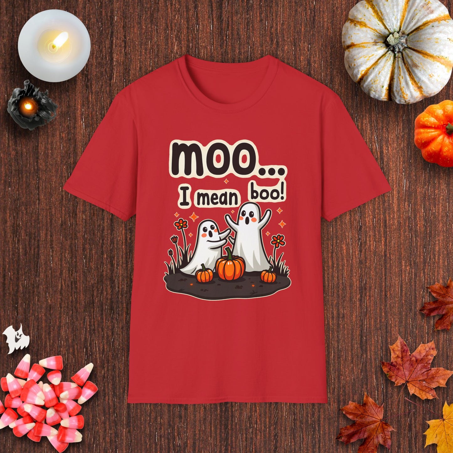 "Moo... I Mean Boo!" T-Shirt