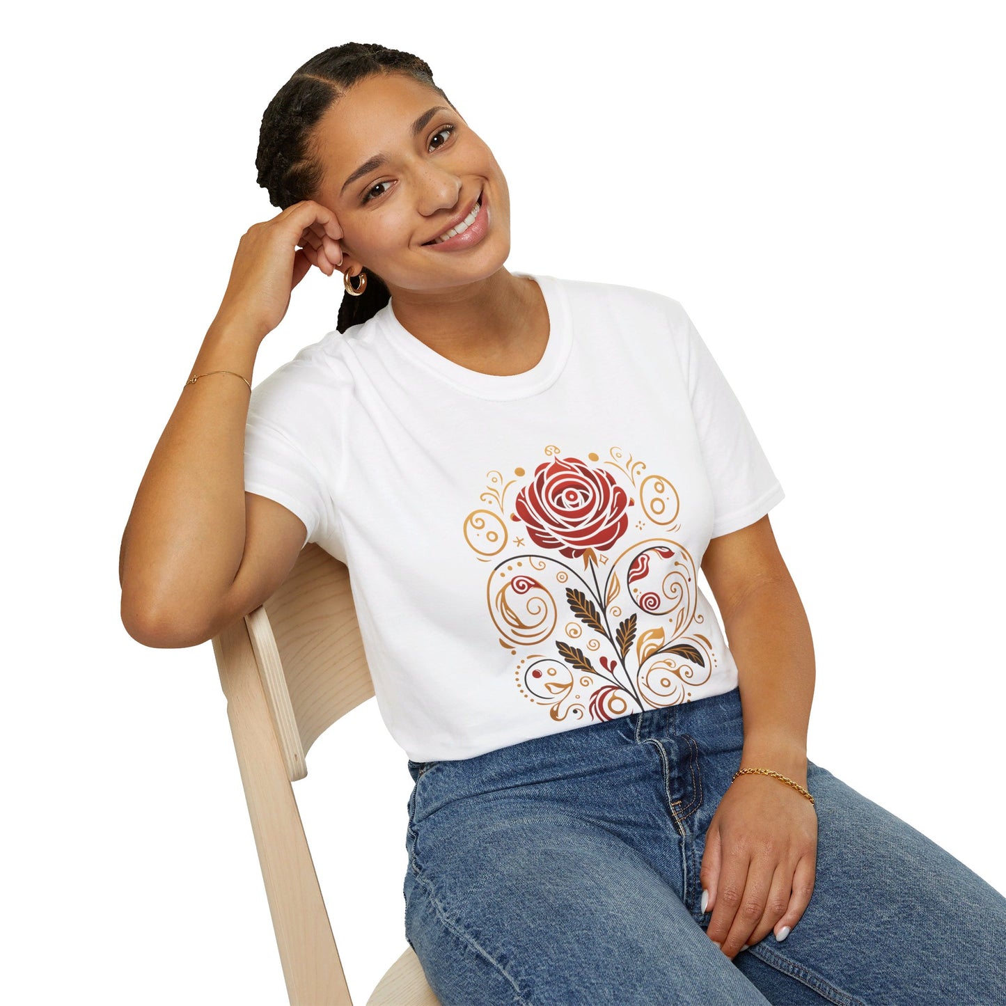 Folk Art Rose T-Shirt