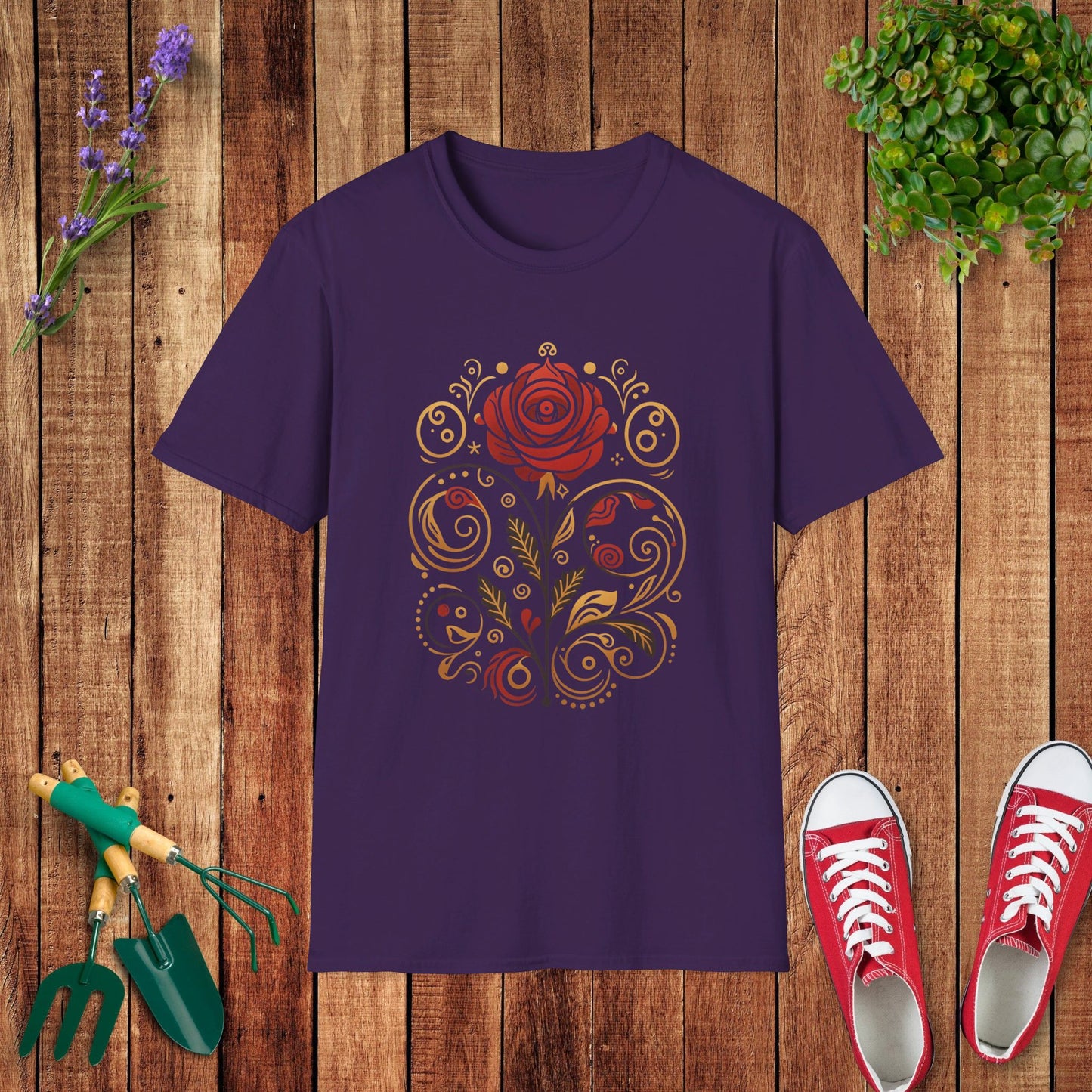 Folk Art Rose T-Shirt