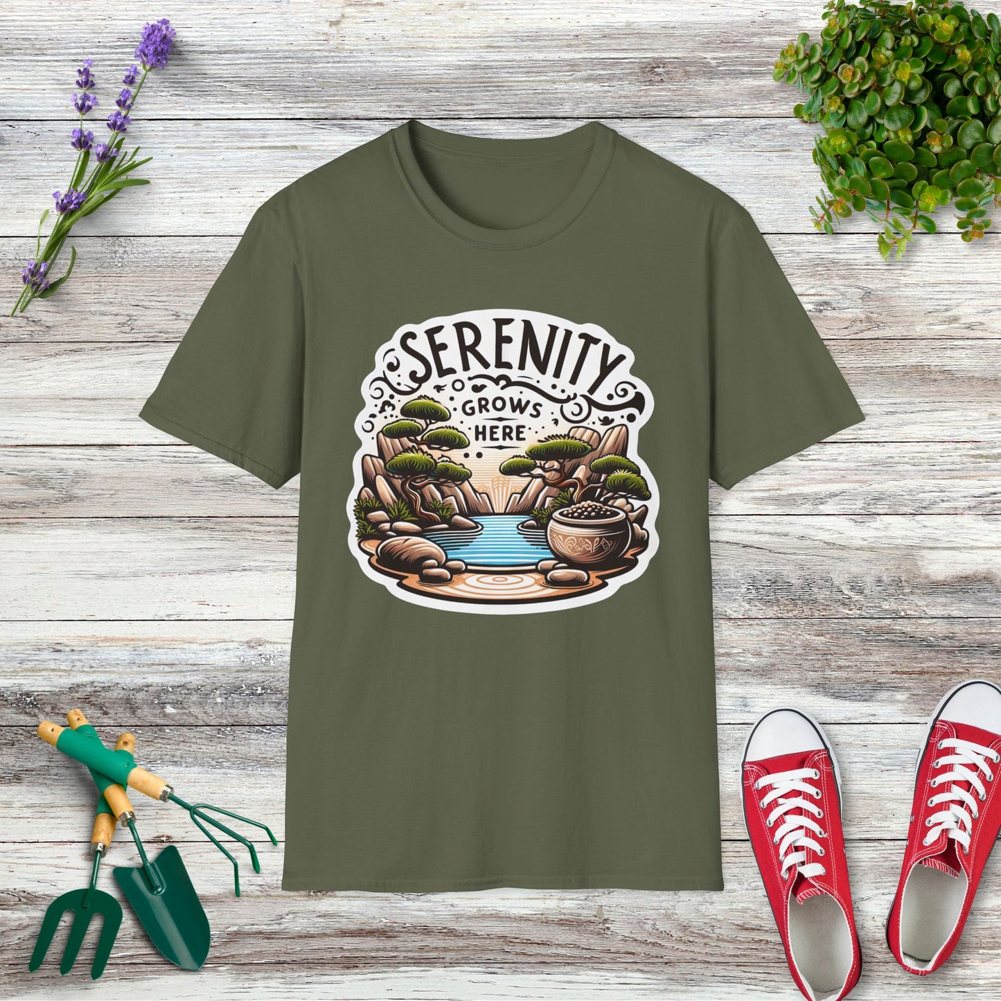 Serenity Grows Here T-Shirt