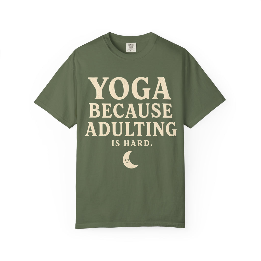 Yoga Because Adulting is Hard T-Shirt