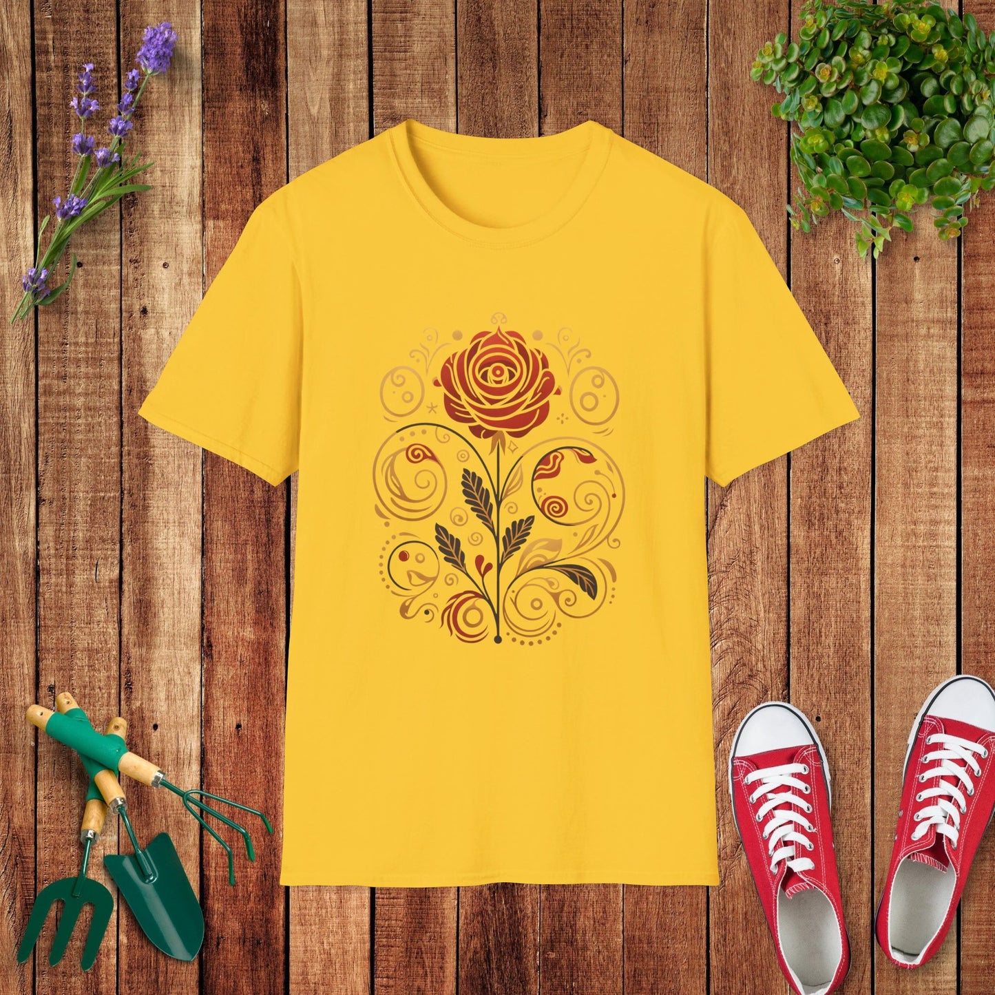 Folk Art Rose T-Shirt