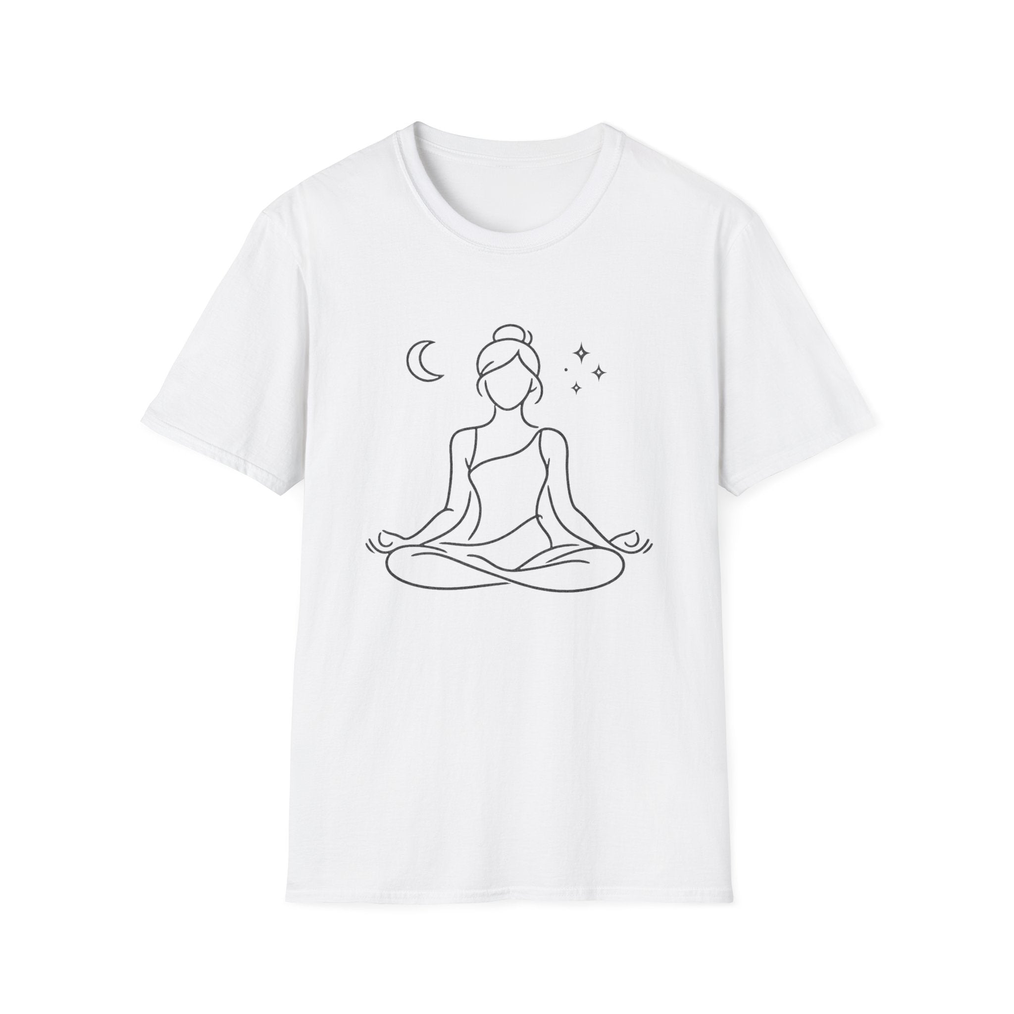 Crescent Moon Meditation T-Shirt