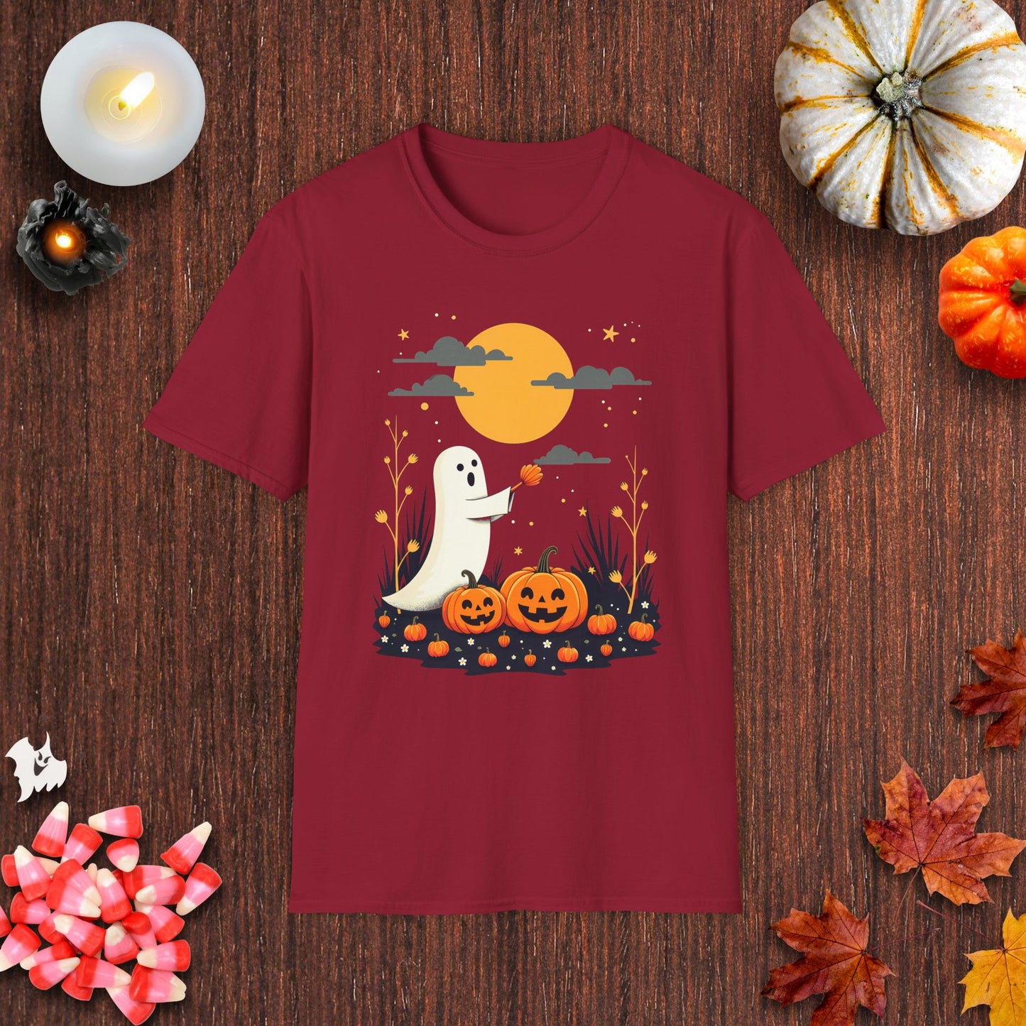 Full Moon Pumpkin Spirits T-Shirt