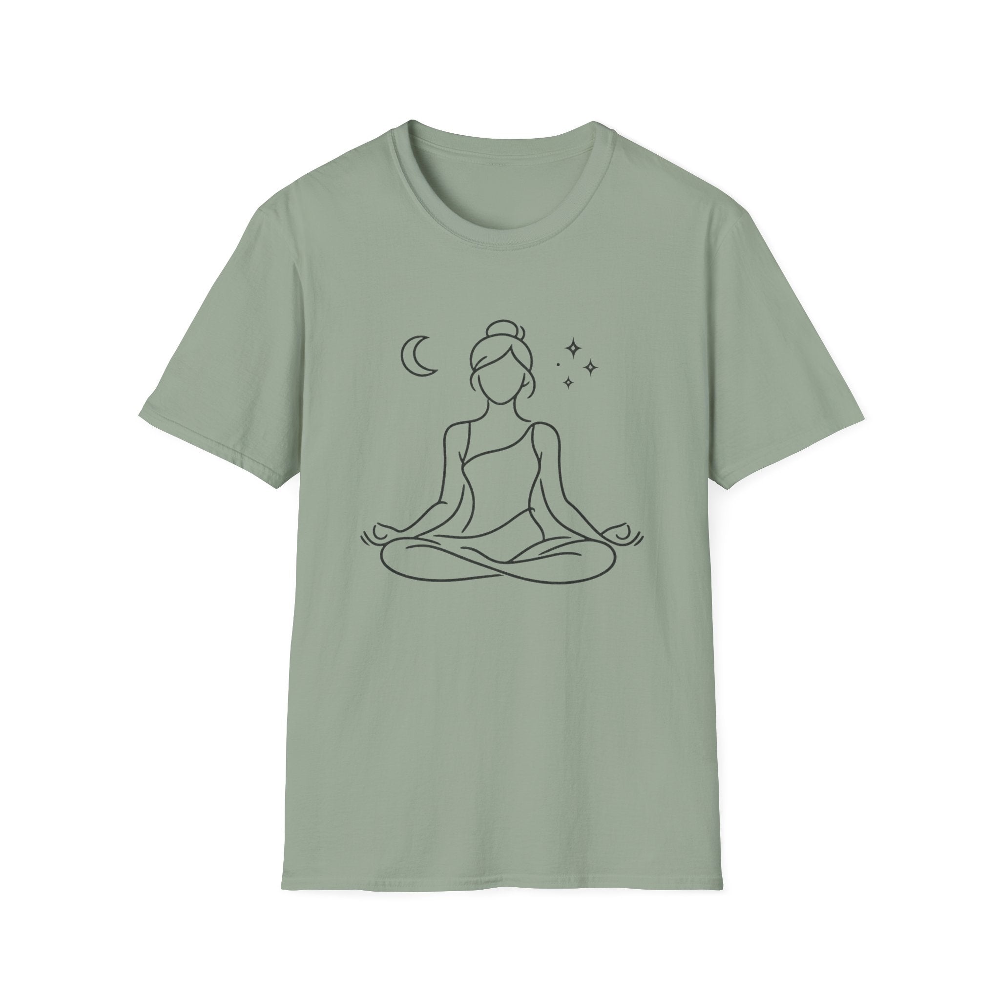 Crescent Moon Meditation T-Shirt