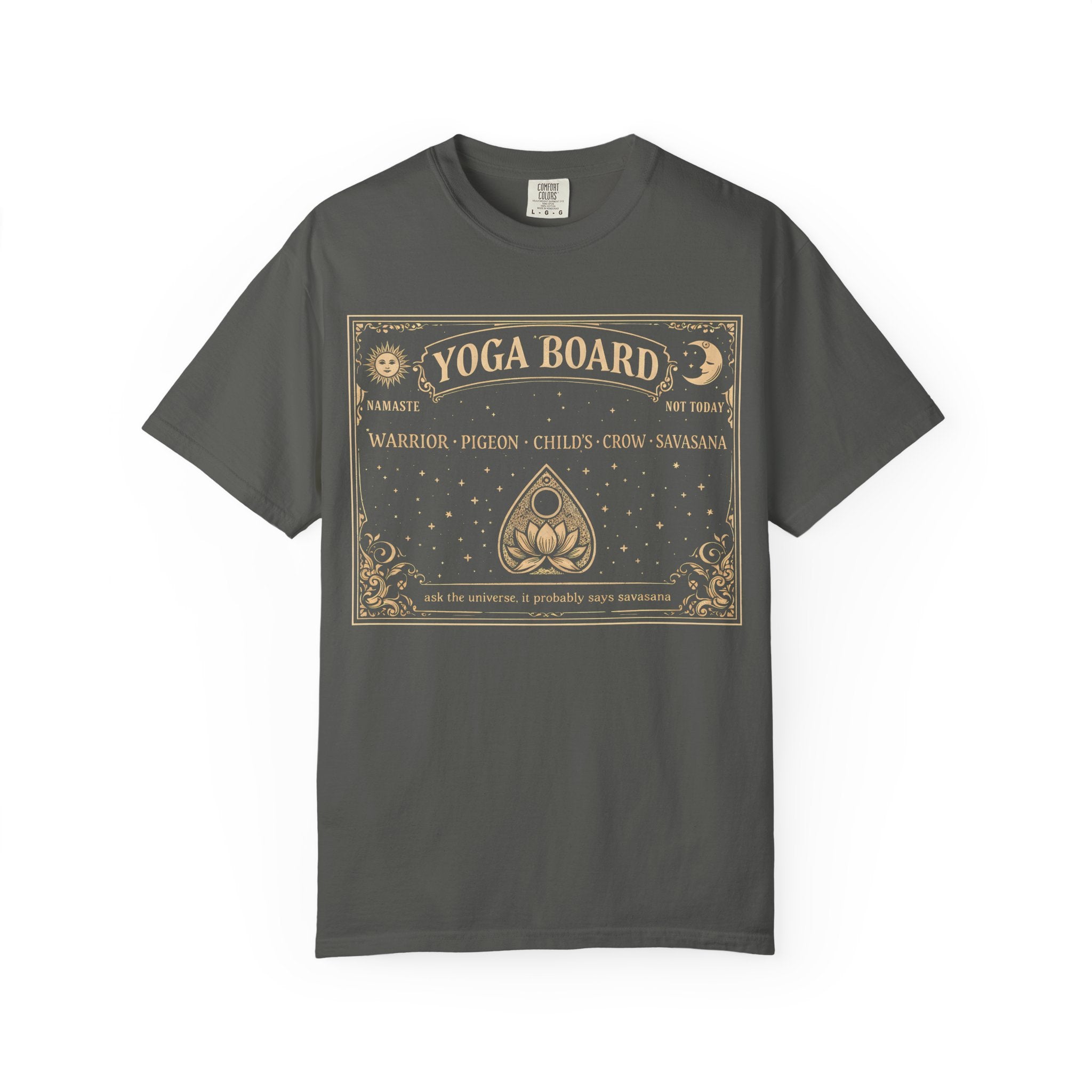 Yoga Board (Ouija Board Parody) T-Shirt