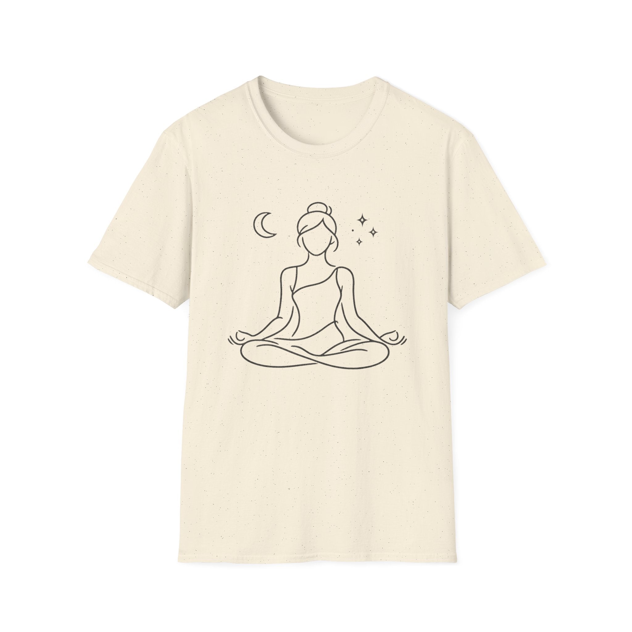 Crescent Moon Meditation T-Shirt