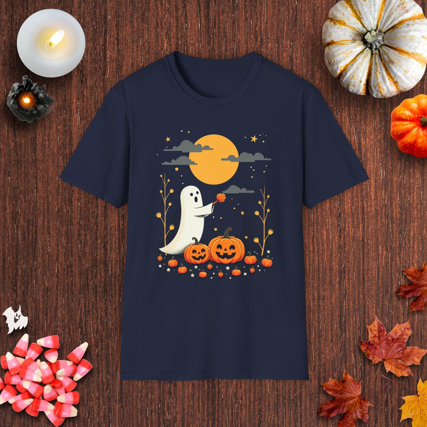 Full Moon Pumpkin Spirits T-Shirt