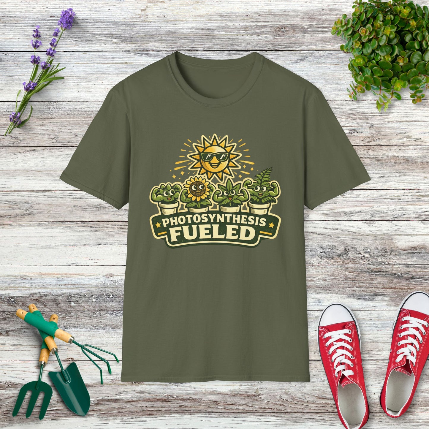 Photosynthesis Fueled T-Shirt