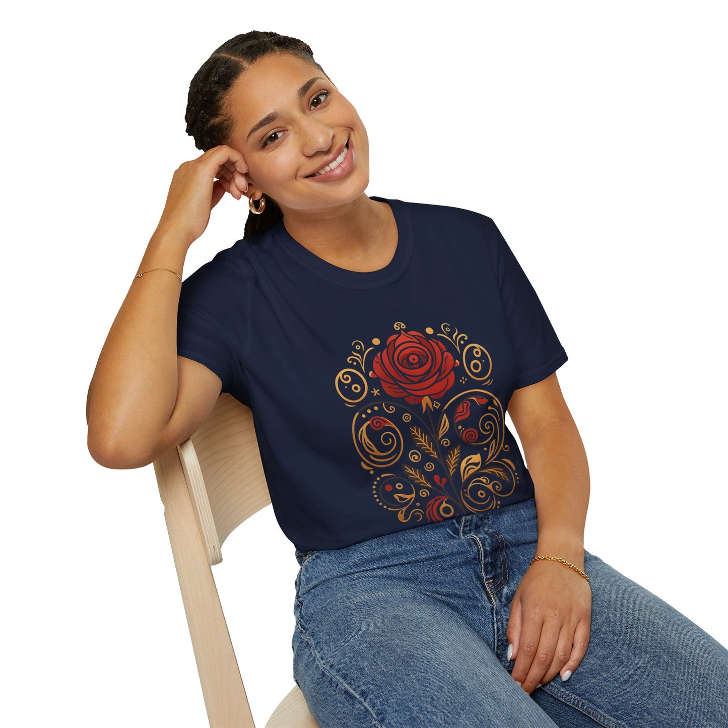 Folk Art Rose T-Shirt