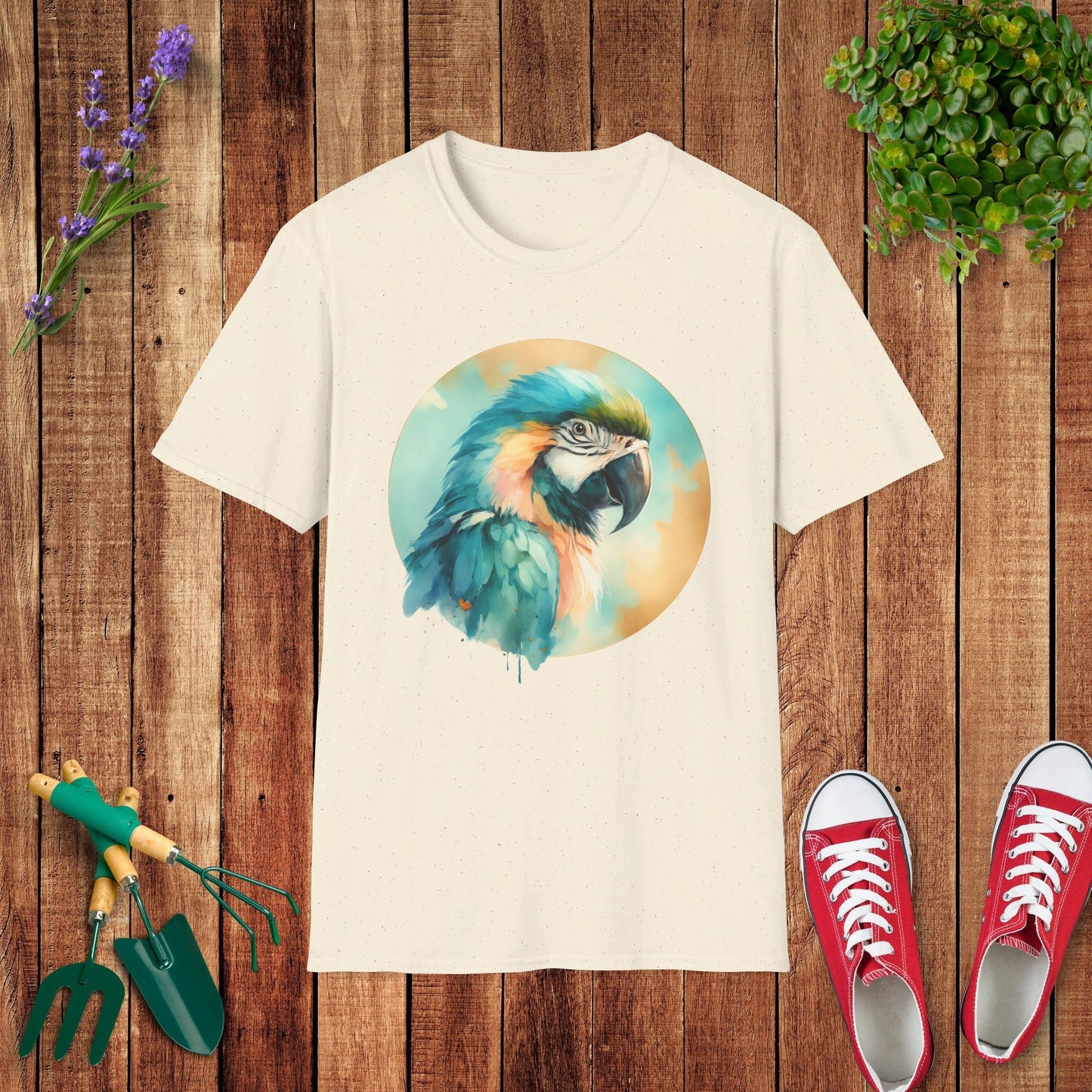 Botanical Parrot T-Shirt