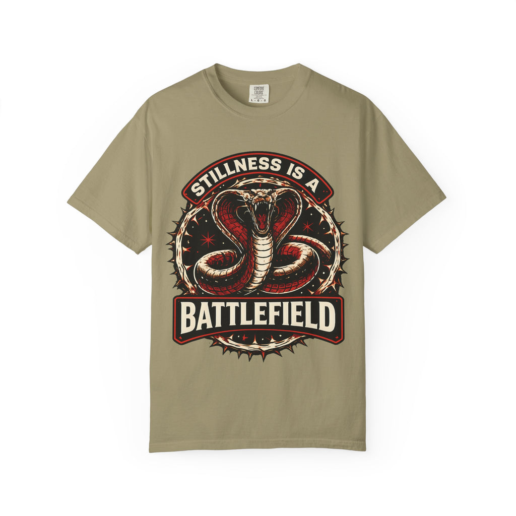 Stillness is a Battlefield T-Shirt