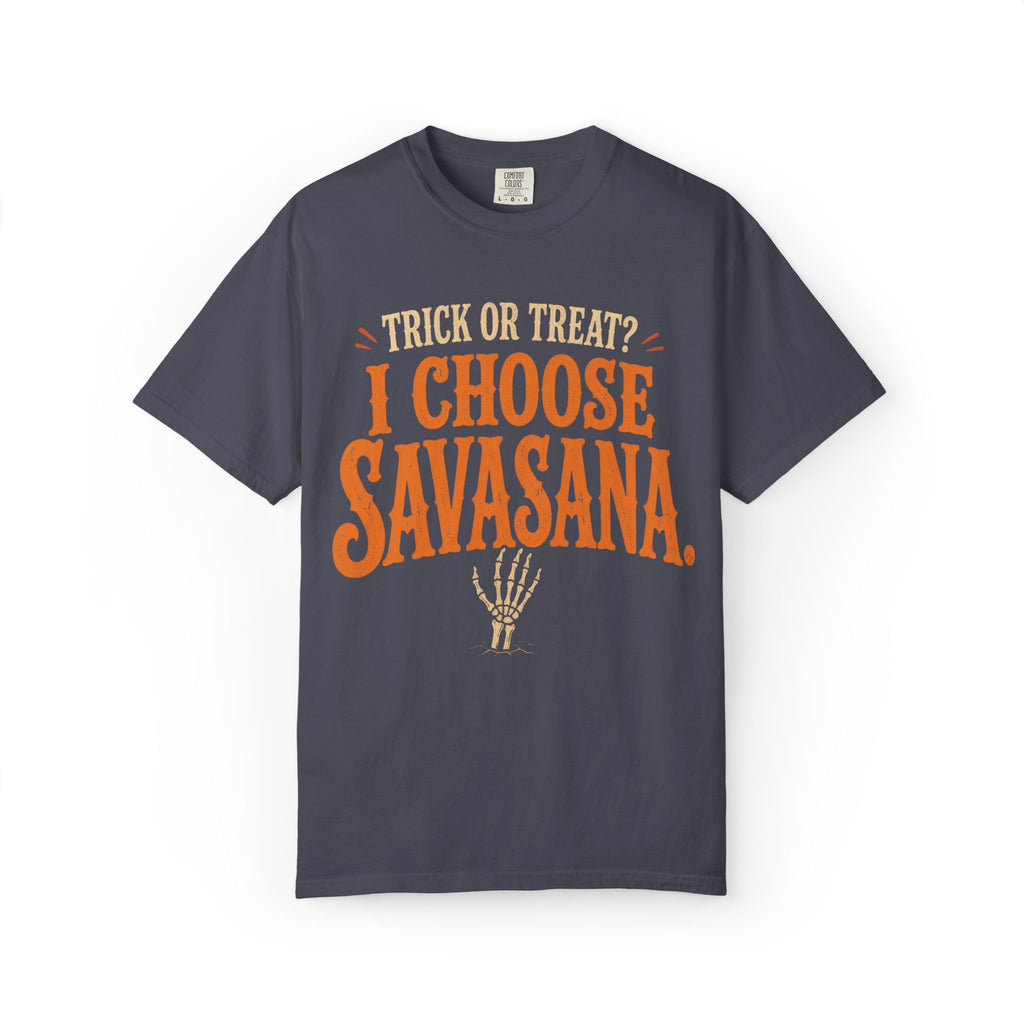 Trick Or Treat Savasana T-Shirt