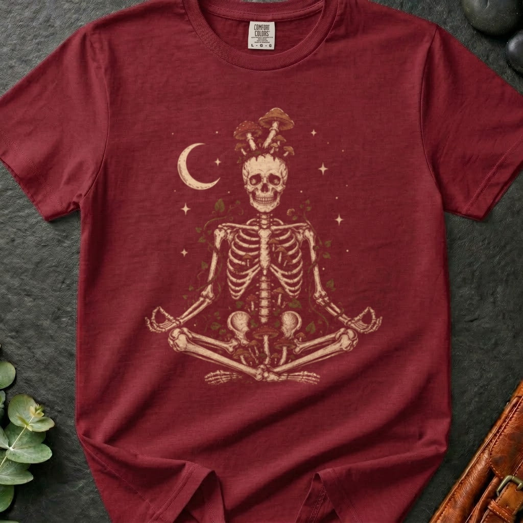 rooted-avenue-ecbdddbe-f92f-49e1-9979-bb32ecf4106d-4. Meditating Skeleton With Mushrooms_Meditating Skeleton With Mushrooms - Chili - Mockup Style 4 (Final 2) - CC Mockup.png_0000_compressed.jpg