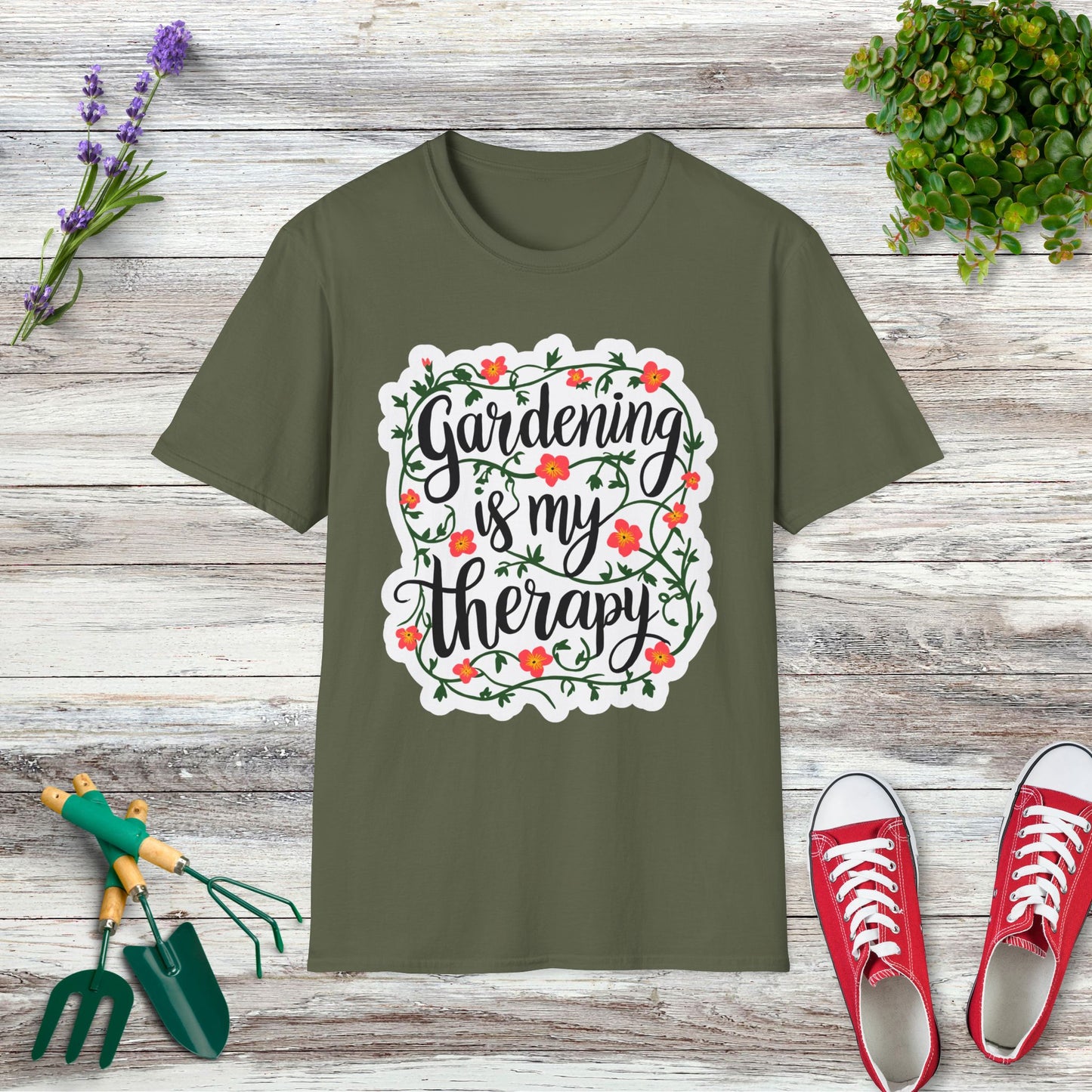 Gardening Is My Therapy T-Shirt