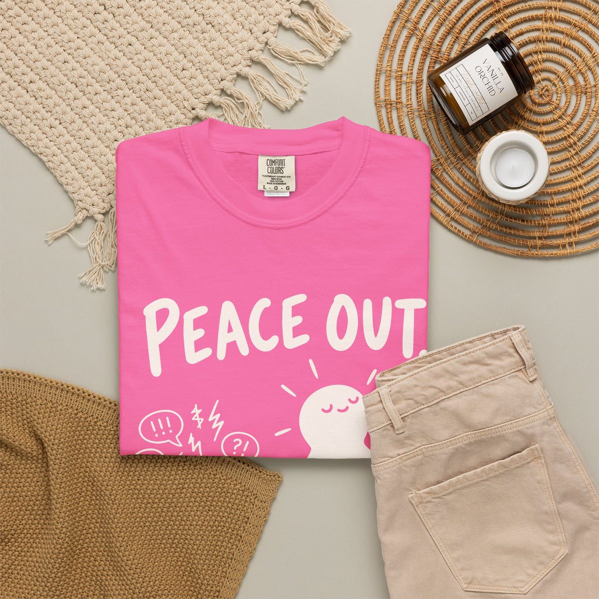 Peace Out. Drama In. T-Shirt