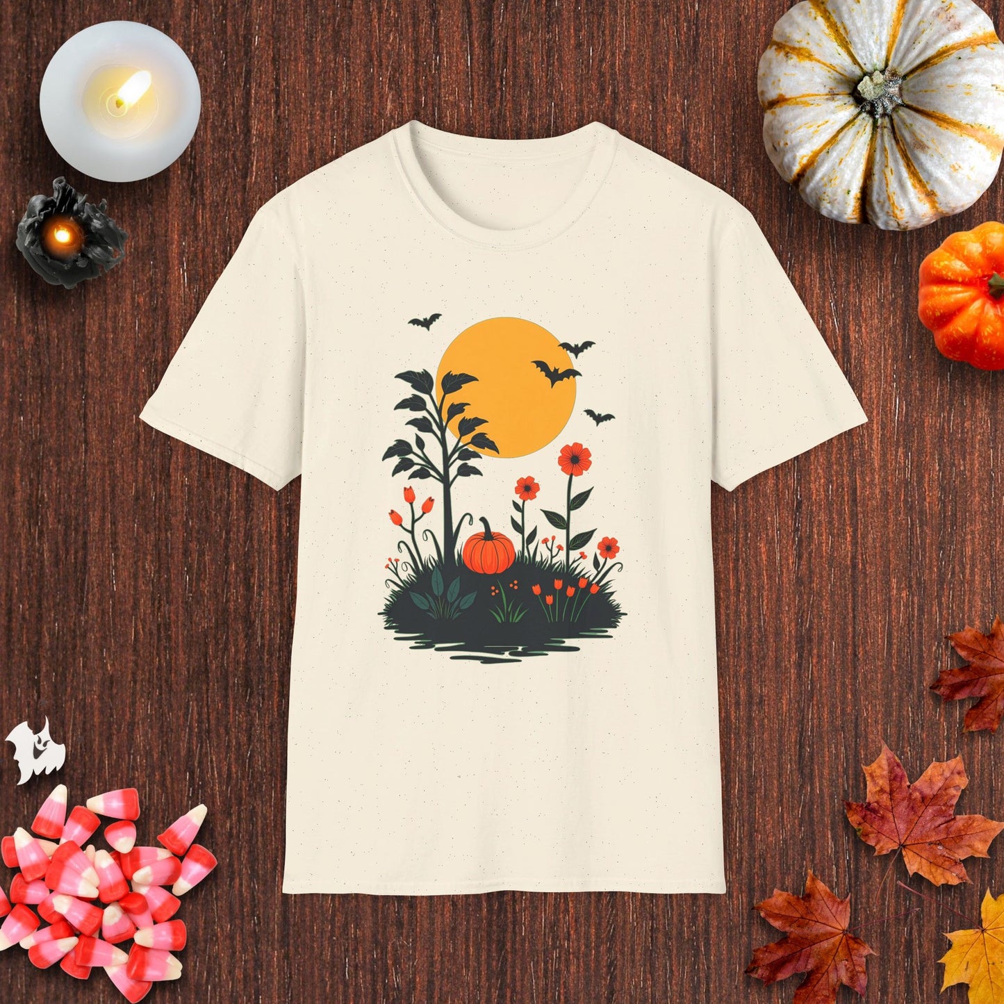 Moonlit Pumpkin Patch T-Shirt