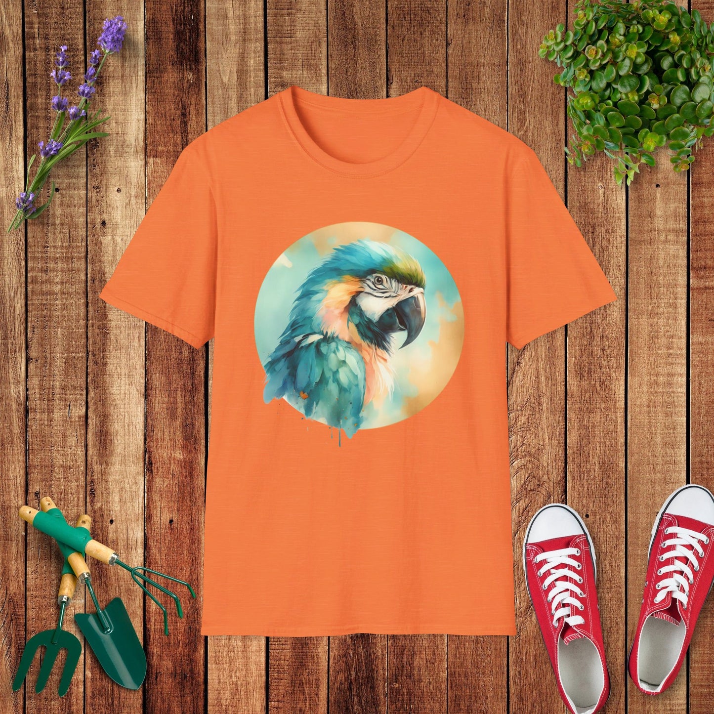 Botanical Parrot T-Shirt