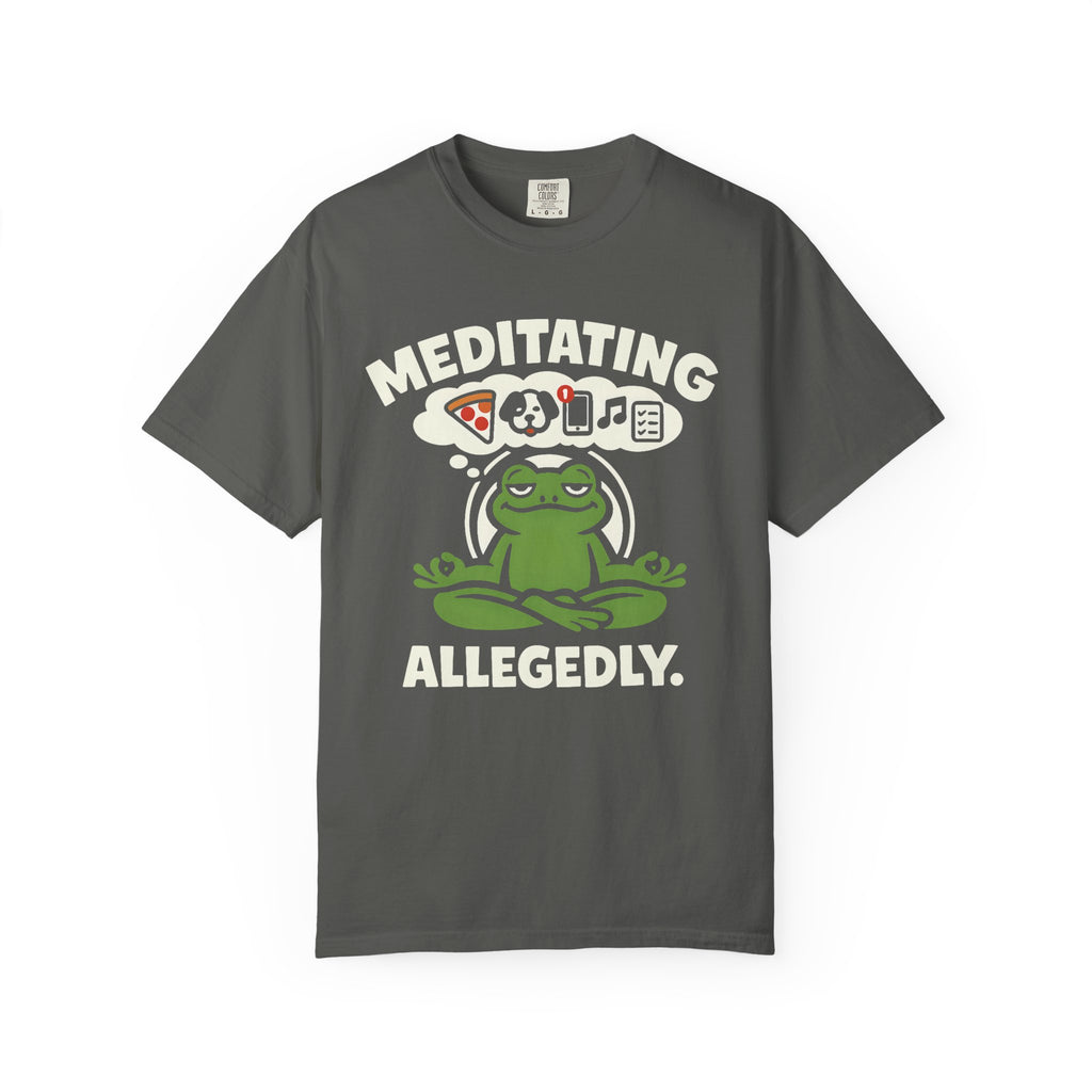 Meditating Allegedly Frog T-Shirt