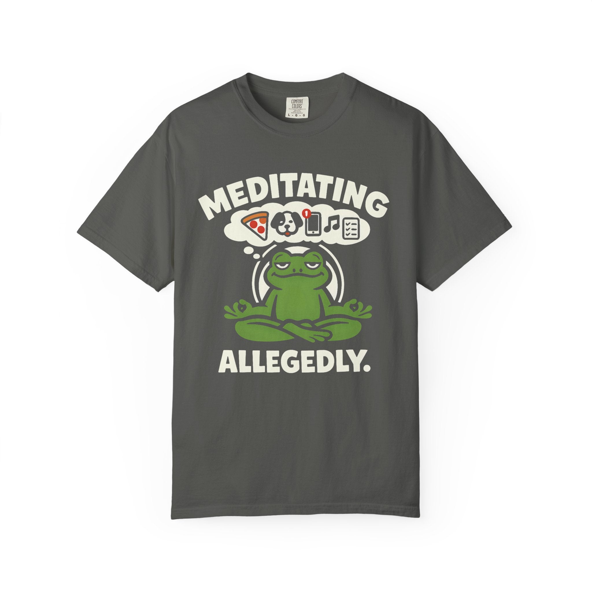 Meditating Allegedly Frog T-Shirt