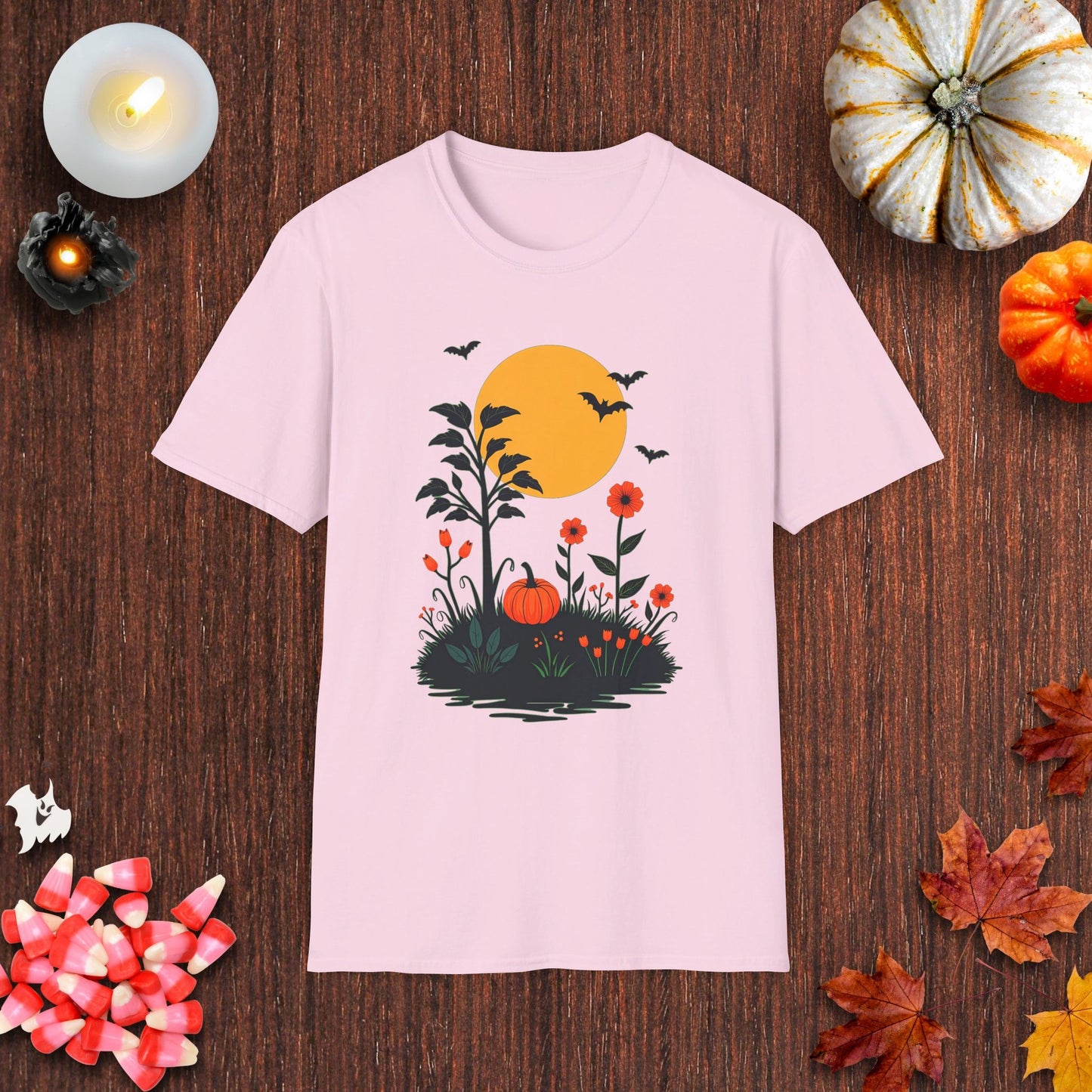 Moonlit Pumpkin Patch T-Shirt