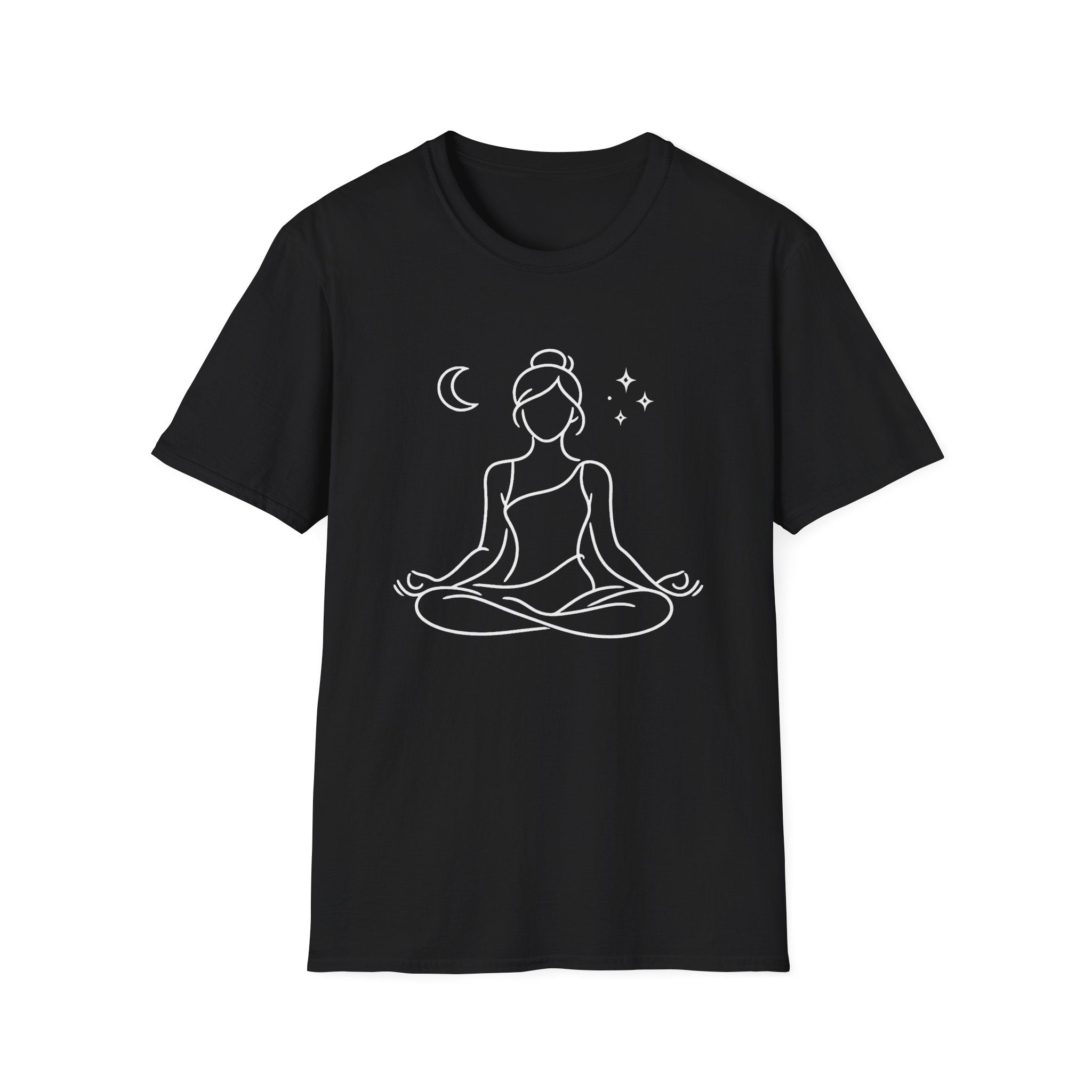 Crescent Moon Meditation T-Shirt