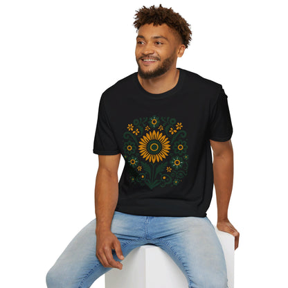 Folk Art Sunflower T-Shirt