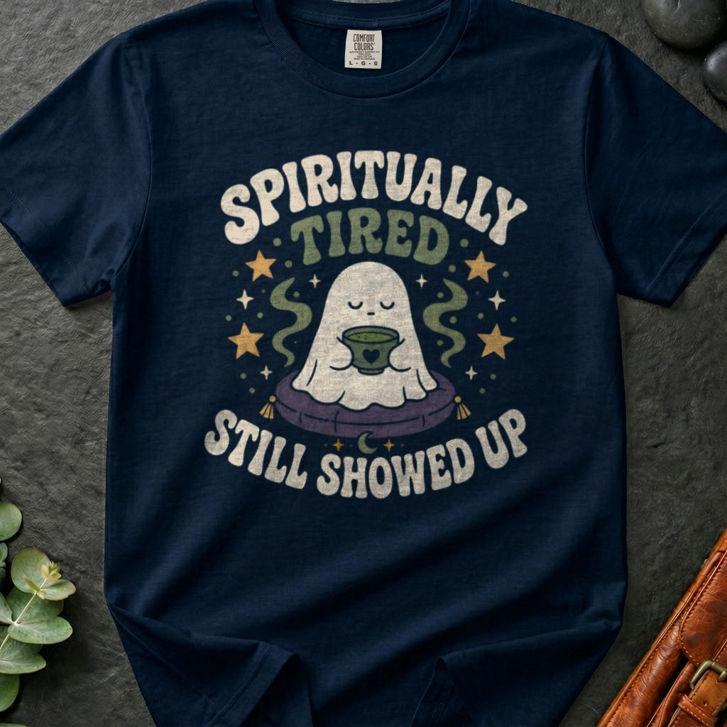 rooted-avenue-2ecf6163-60e6-4c82-8c84-b80d67d4e93c-77. Spiritually Tired, Still Showed Up_Spiritually Tired, Still Showed Up - Navy - Mockup Style 4 (Final 2) - CC Mockup.png_0000_compressed.jpg