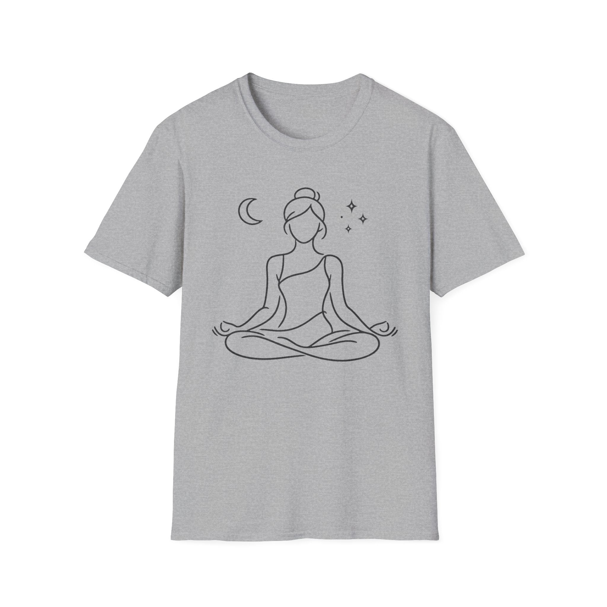 Crescent Moon Meditation T-Shirt