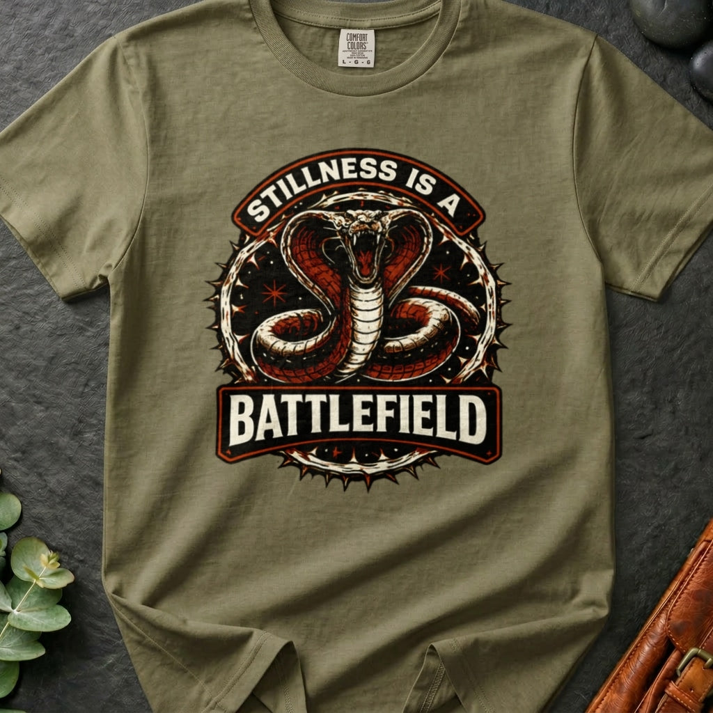 rooted-avenue-01ca8ebe-c8af-406d-a303-bea4755886b3-82. Stillness is a Battlefield_Stillness is a Battlefield - Khaki - Mockup Style 4 (Final 2) - CC Mockup.png_0000_compressed.jpg