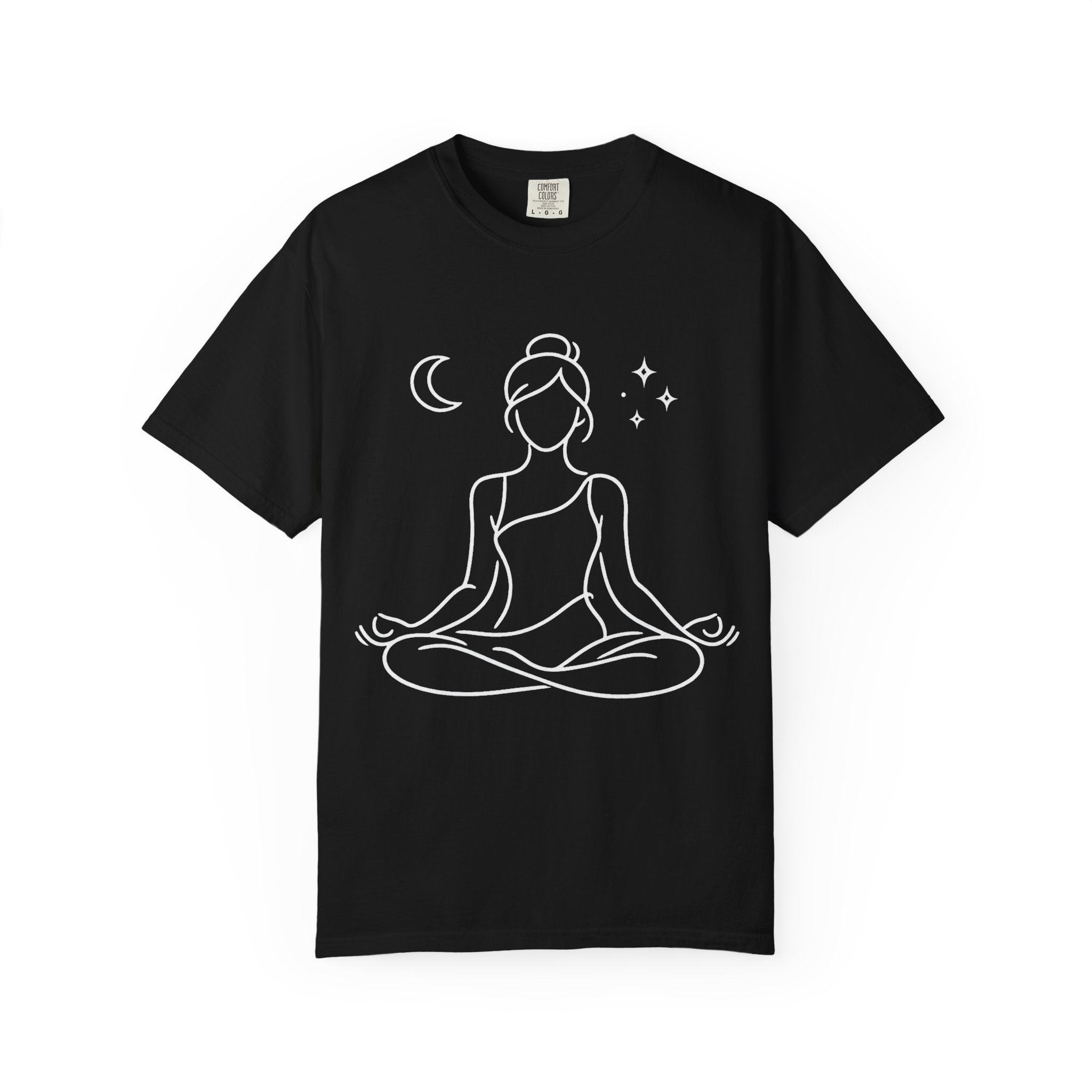 Crescent Moon Meditation T-Shirt