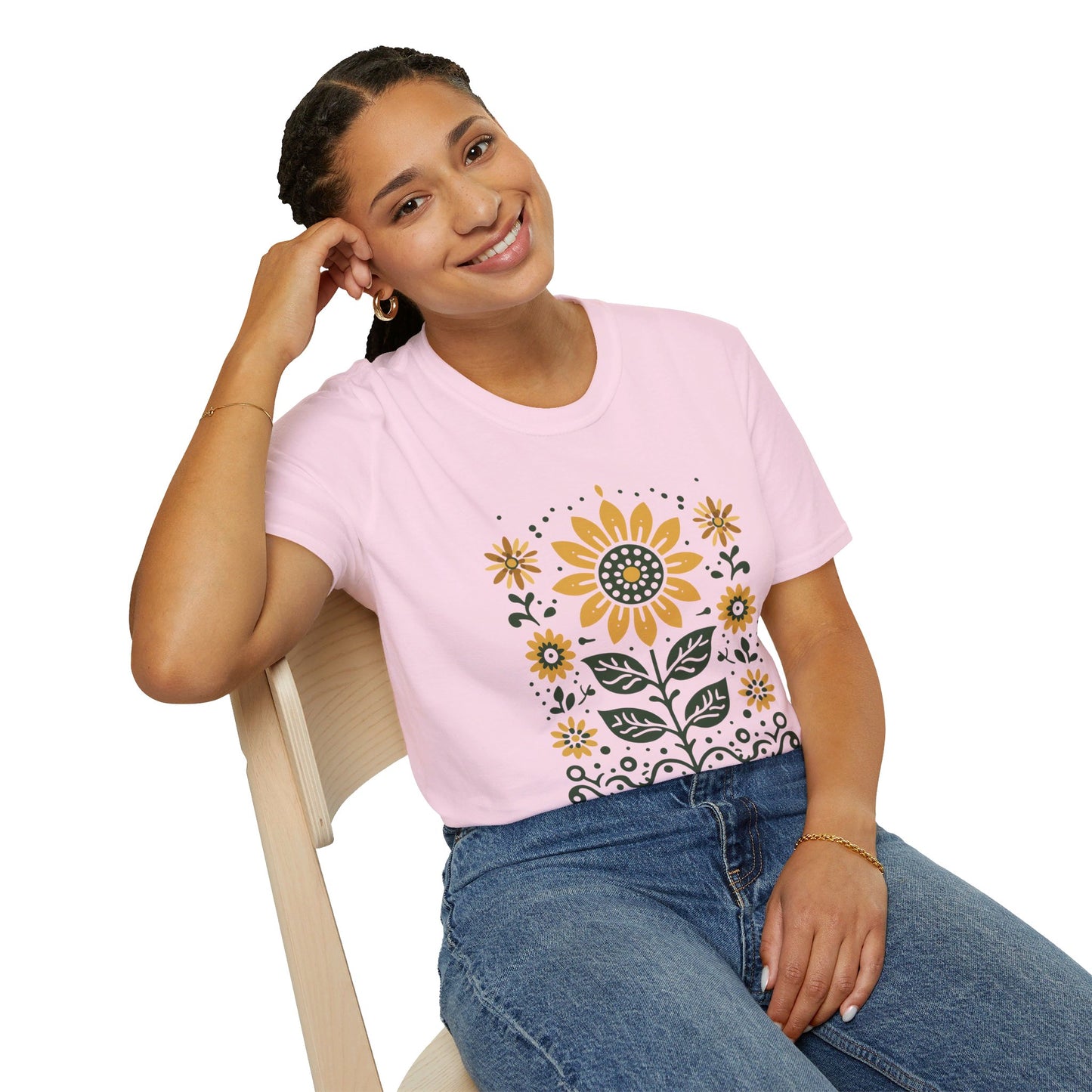 Scandi Sunflower T-Shirt