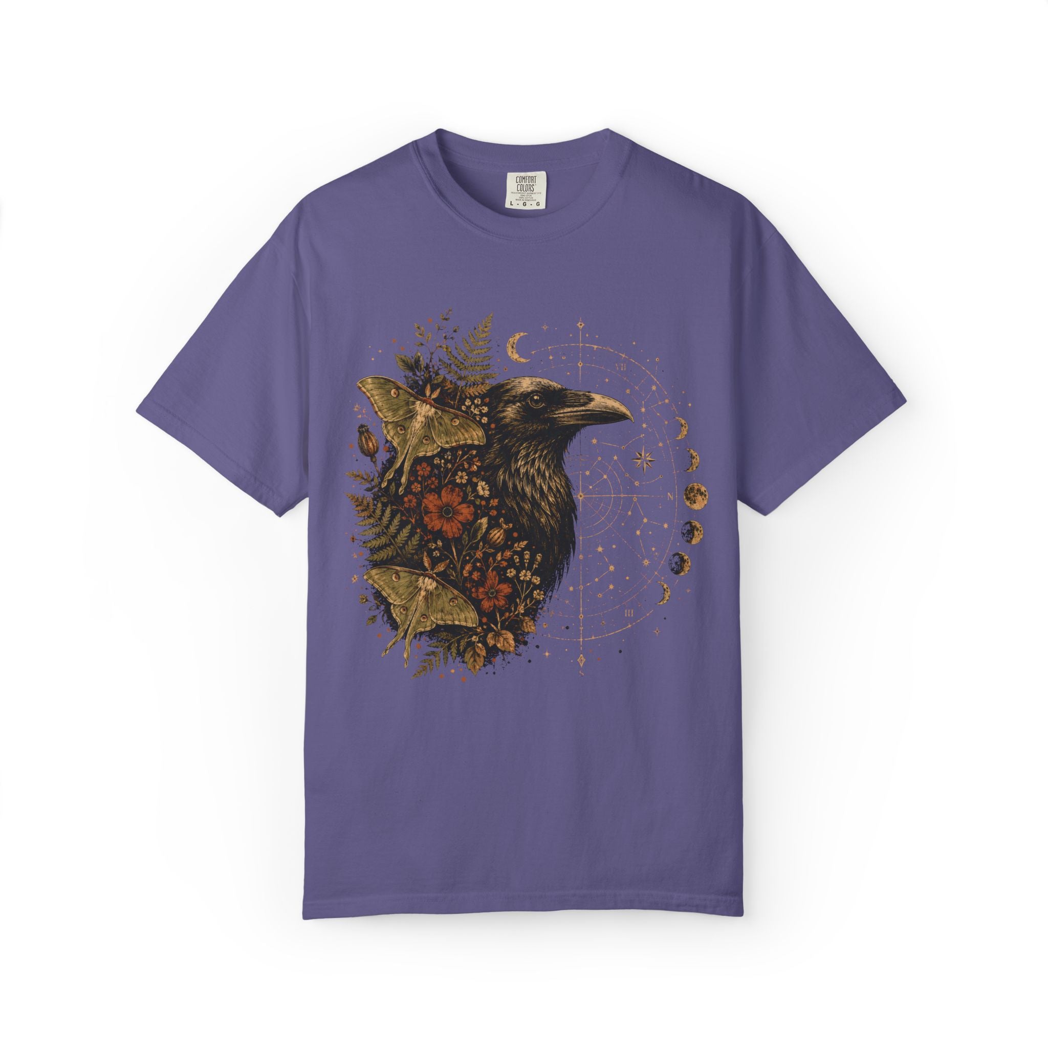 Raven Moon Phases T-Shirt