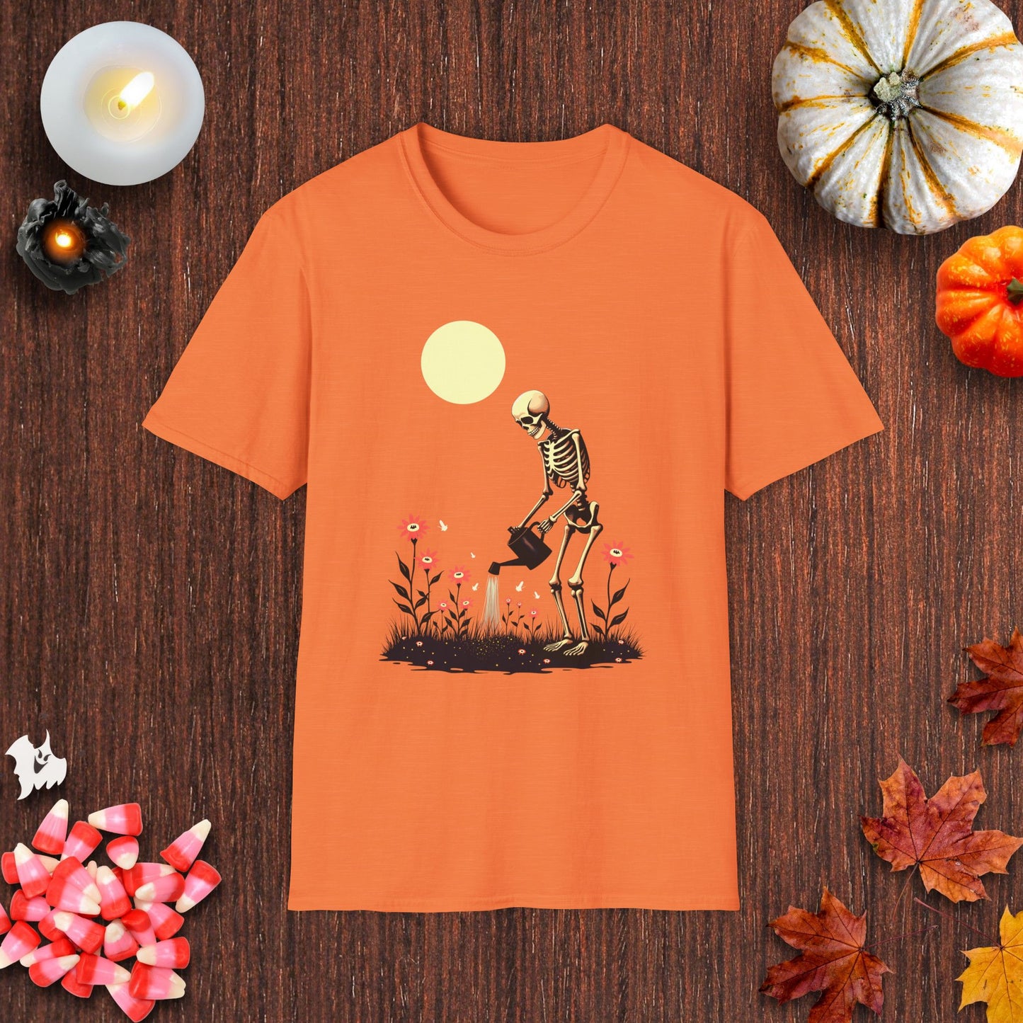 Skeleton's Lunar Watering T-Shirt