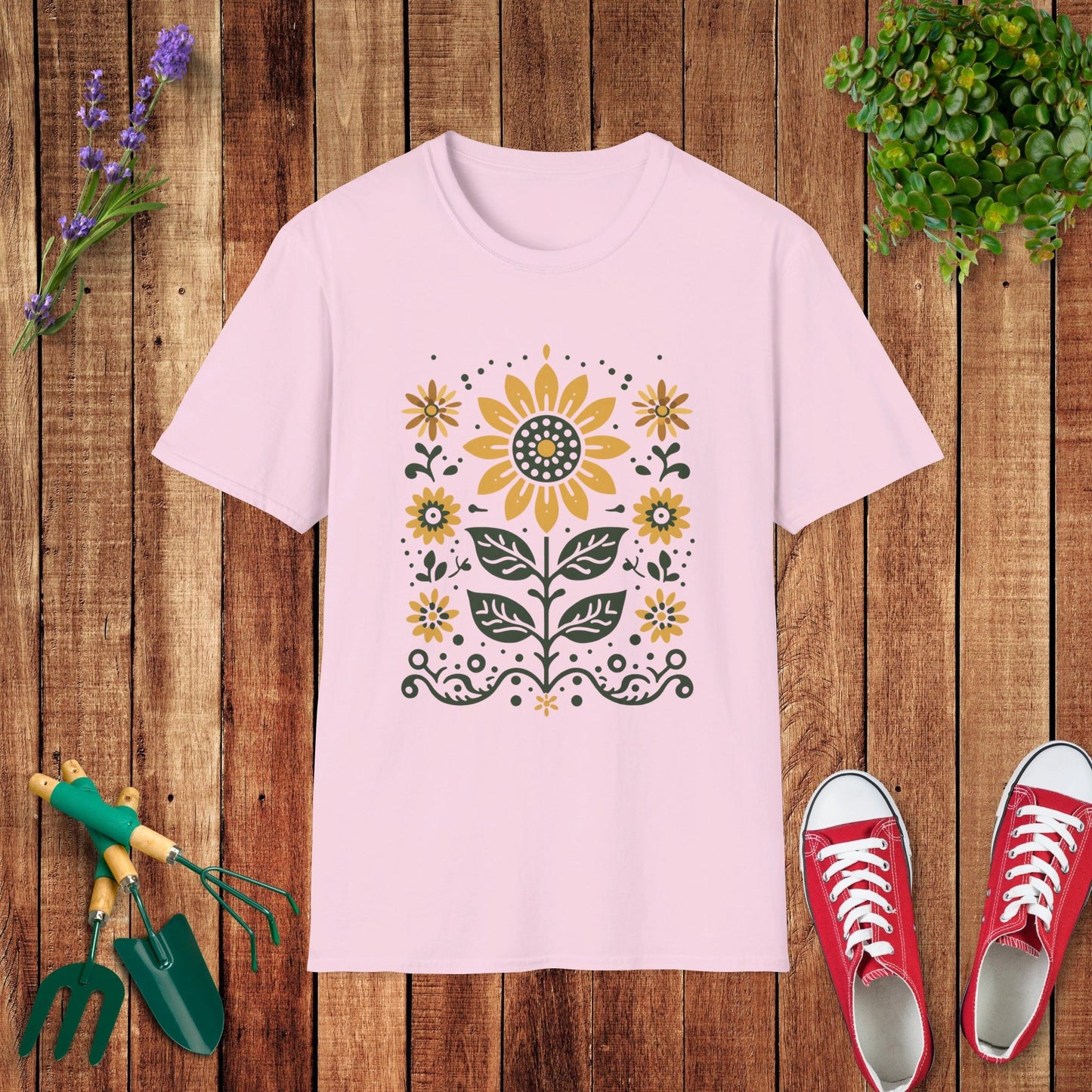 Scandi Sunflower T-Shirt